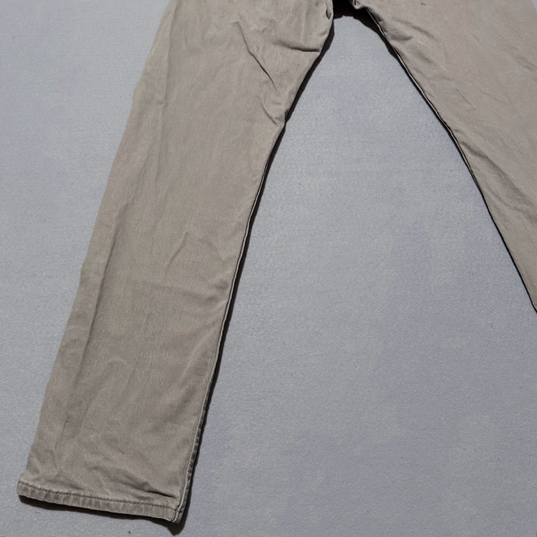 Levi's Levi's 505 Jeans Men's Beige Denim Mid Rise Classic Pockets - 31X32 Size US 31 - 7 Thumbnail
