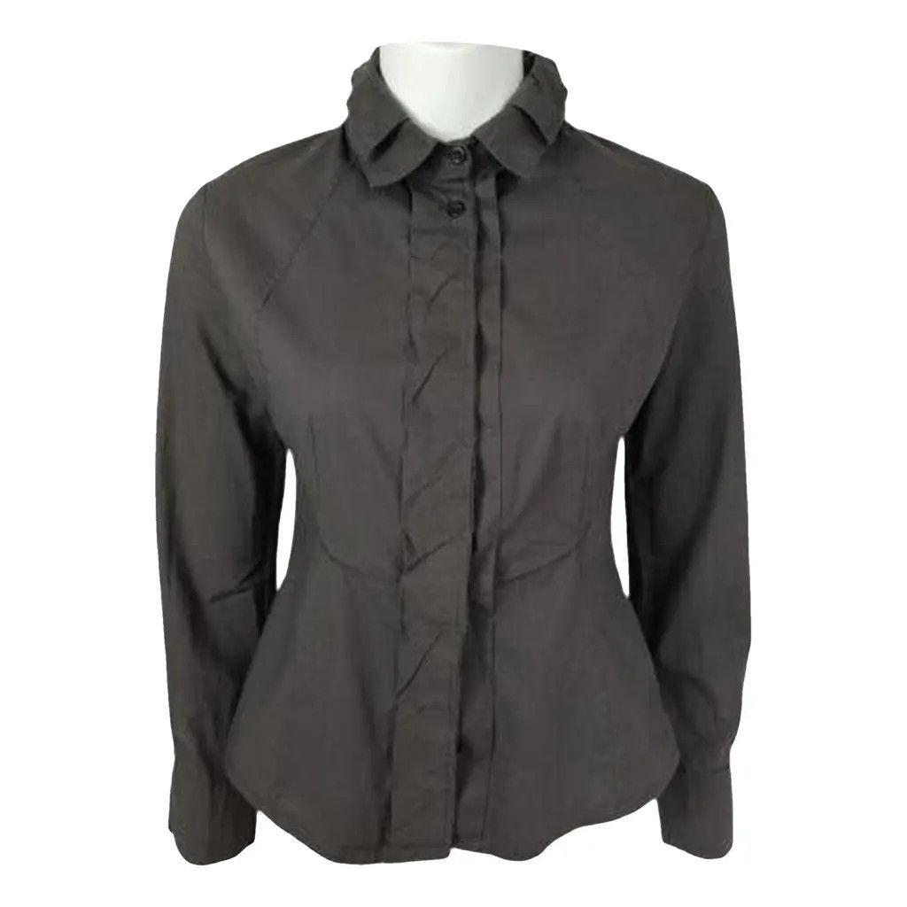 Marni Marni / grey cotton silk shirt size S Size S / US 4 / IT 40 - 1 Thumbnail
