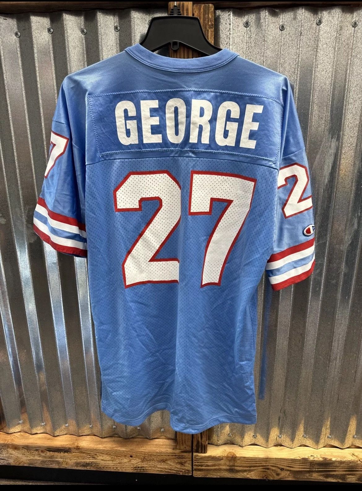 Champion × Vintage Vintage Eddie George NFL Oilers Jersey Size US S / EU 44-46 / 1 - 2 Thumbnail