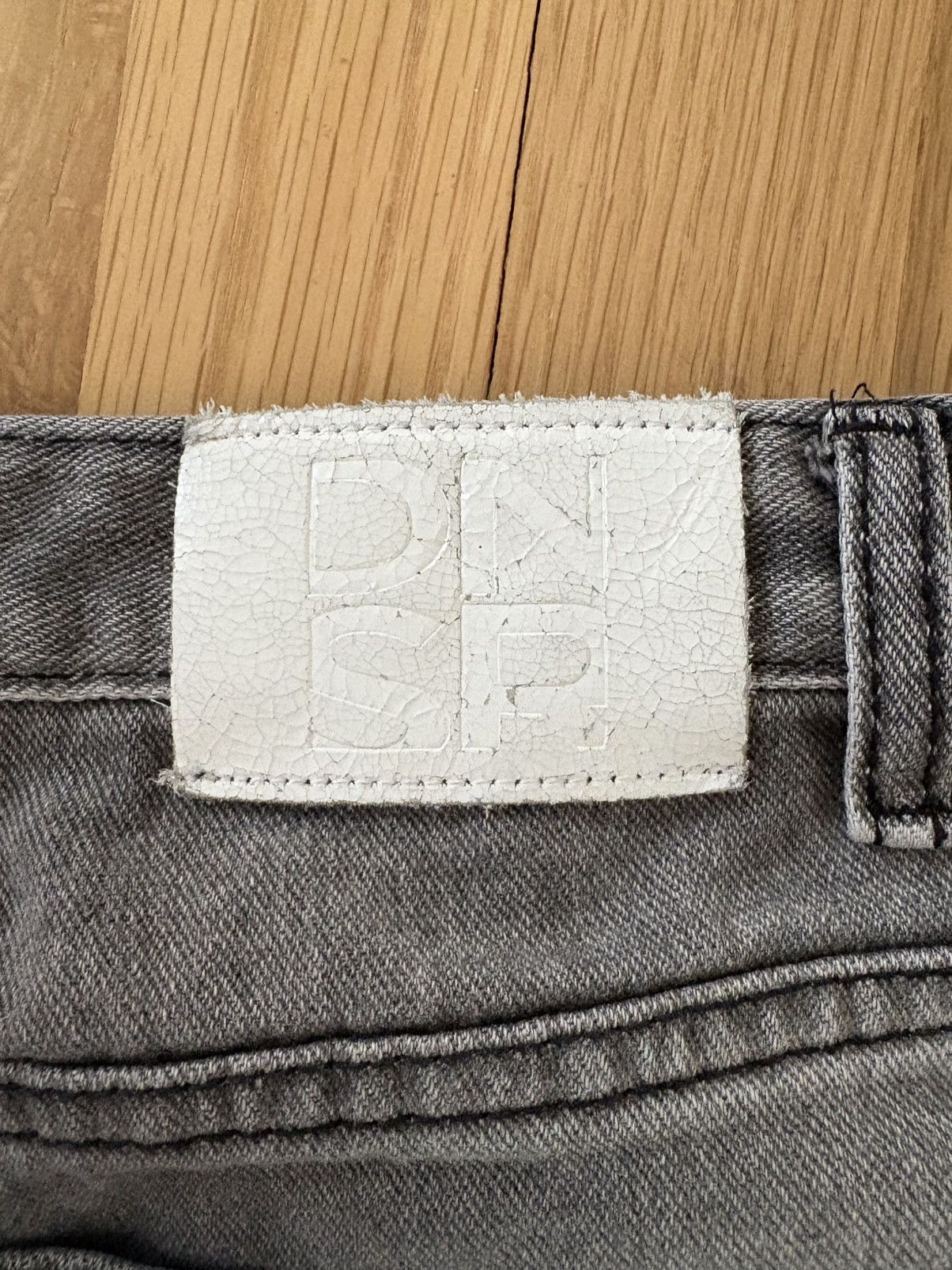 Designer × Vintage Black faded DNSR jeans Size US 30 / EU 46 - 3 Thumbnail