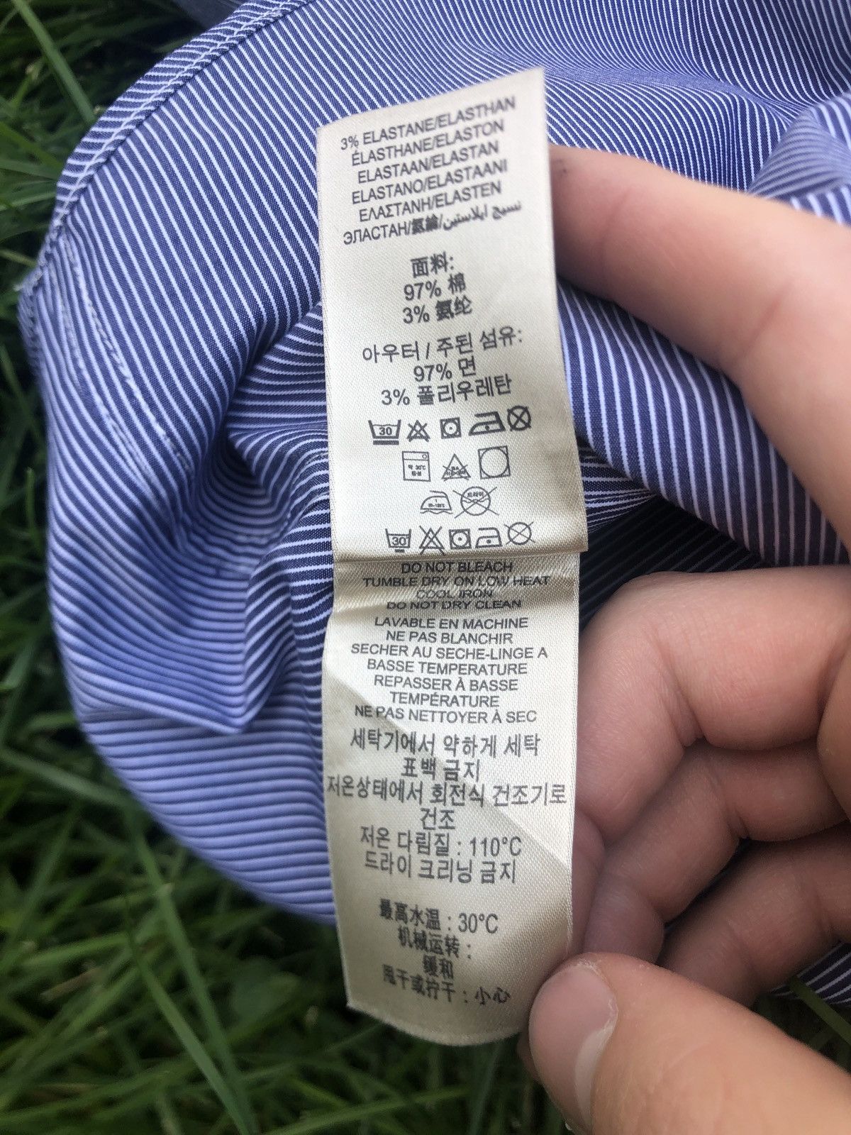 Burberry Burberry striped button up Size US XL / EU 56 / 4 - 10 Thumbnail
