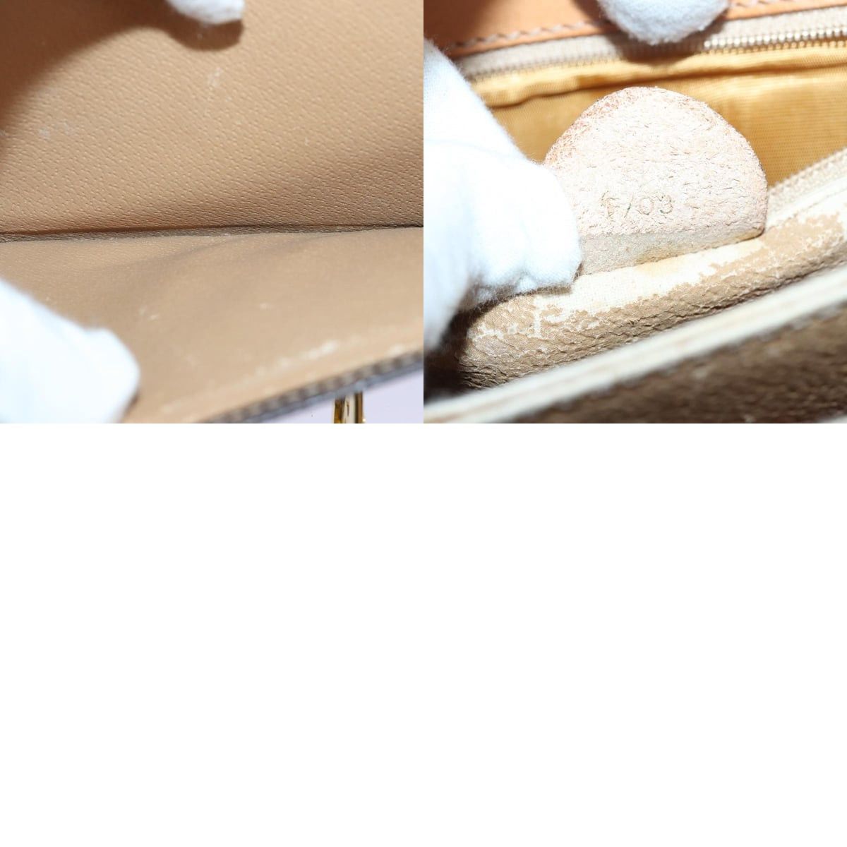 Celine CELINE Macadam Canvas Shoulder Bag Pvc Leather Brown Size ONE SIZE - 13 Thumbnail