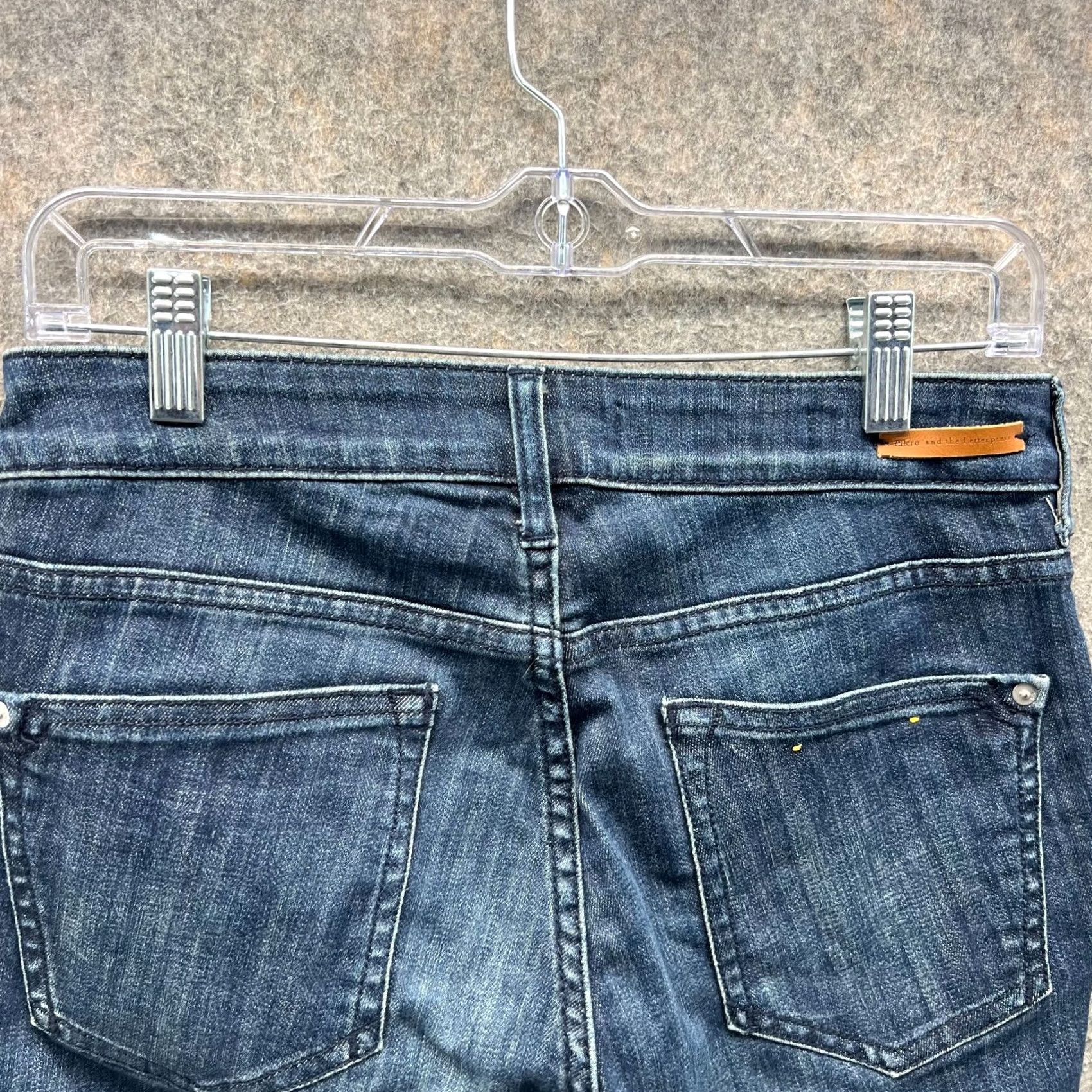 Anthropologie Anthropologie Jeans Womens 27 Blue Denim High Rise Pilcro and The Letter Press Skinny Regular Pockets Stretch Dark Wash 30 in Waist Blue Womens Jeans Size 27" / US 4 / IT 40 - 7 Thumbnail