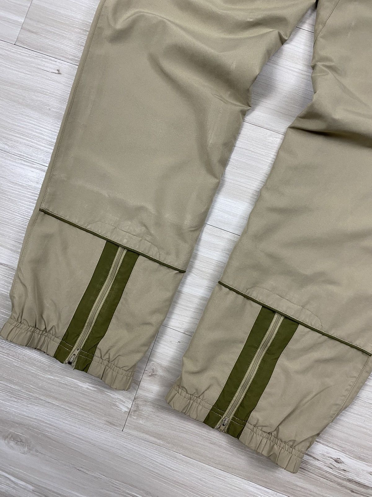 Nike Y2K Nike Nylon Pants Track Drill Cream Swoosh Size US 30 / EU 46 - 5 Thumbnail