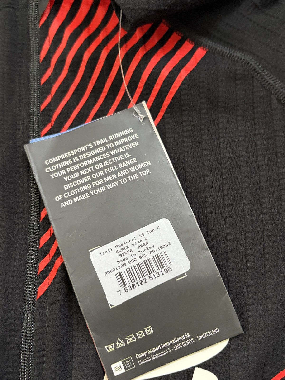 Vintage Compressport Triathlon Postural Aero SS Jersey L Black NWT Size US L / EU 52-54 / 3 - 5 Thumbnail