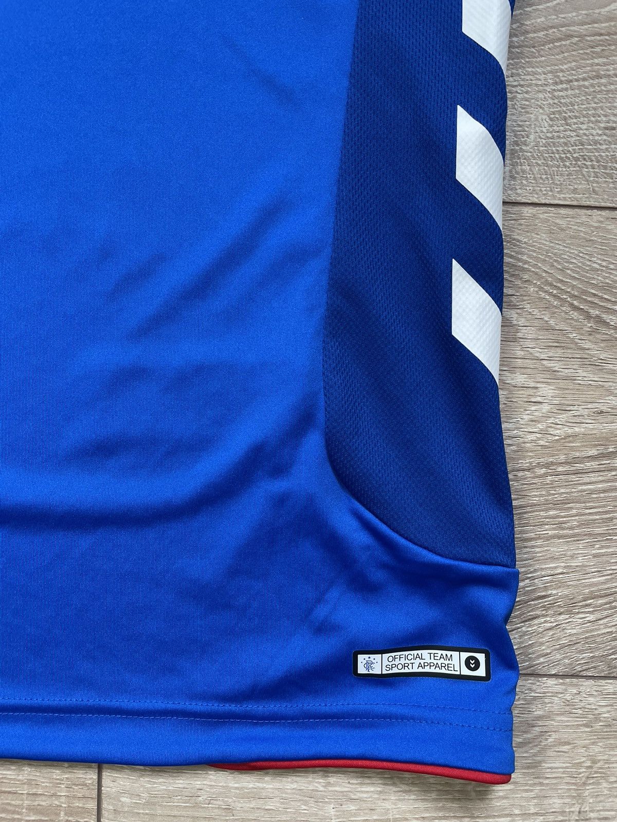 Hummel × Vintage GLASGOW RANGERS 2018-2019 HOME FOOTBALL SHIRT JERSEY Size US S / EU 44-46 / 1 - 4 Thumbnail