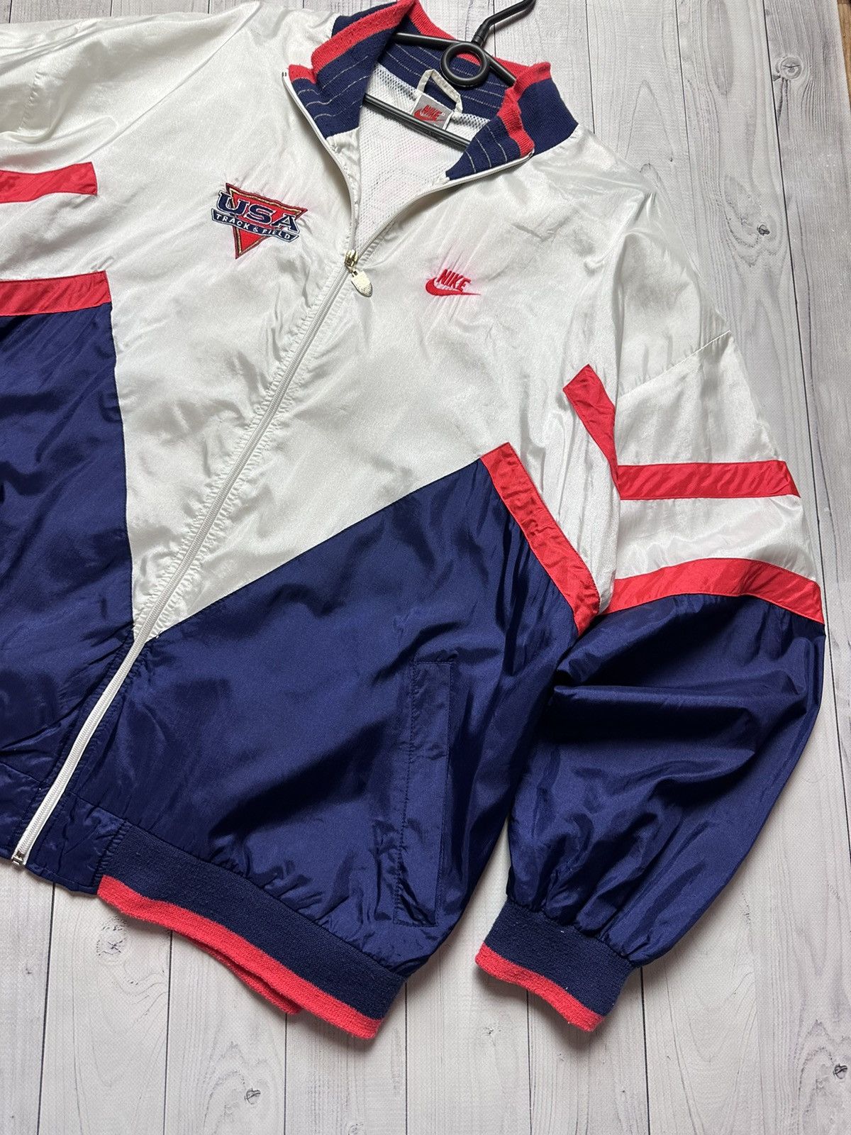 Nike × Vintage Vintage Nike USA track jacket size XXL big logo rare Size US XXL / EU 58 / 5 - 4 Thumbnail