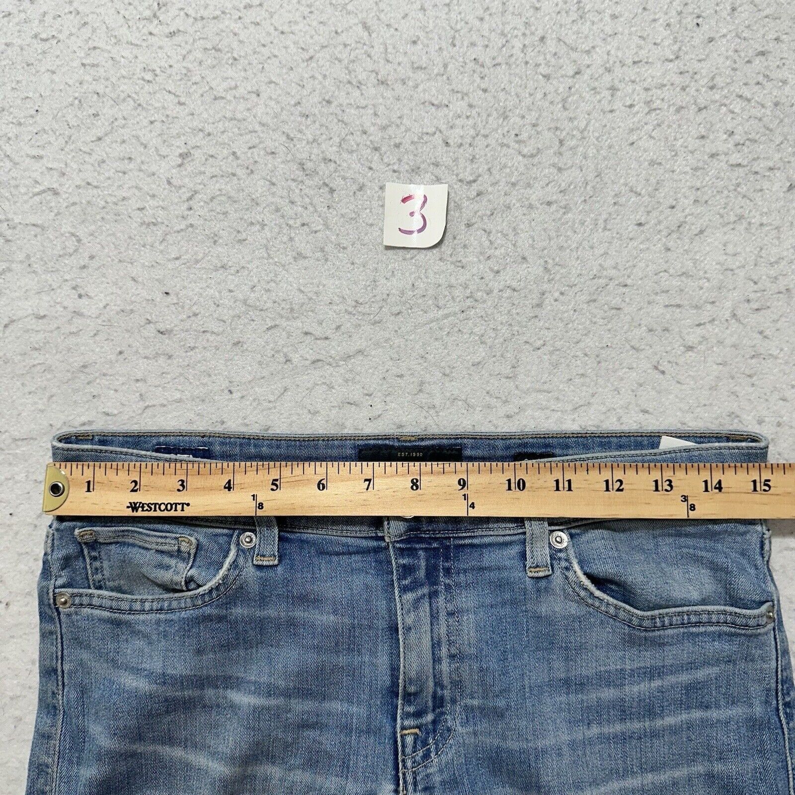 Lucky Brand Lucky Brand 6 / 28 Skinny Mid Rise Blue Stretch Jeans 30x29 Size 28" / US 6 / IT 42 - 10 Thumbnail