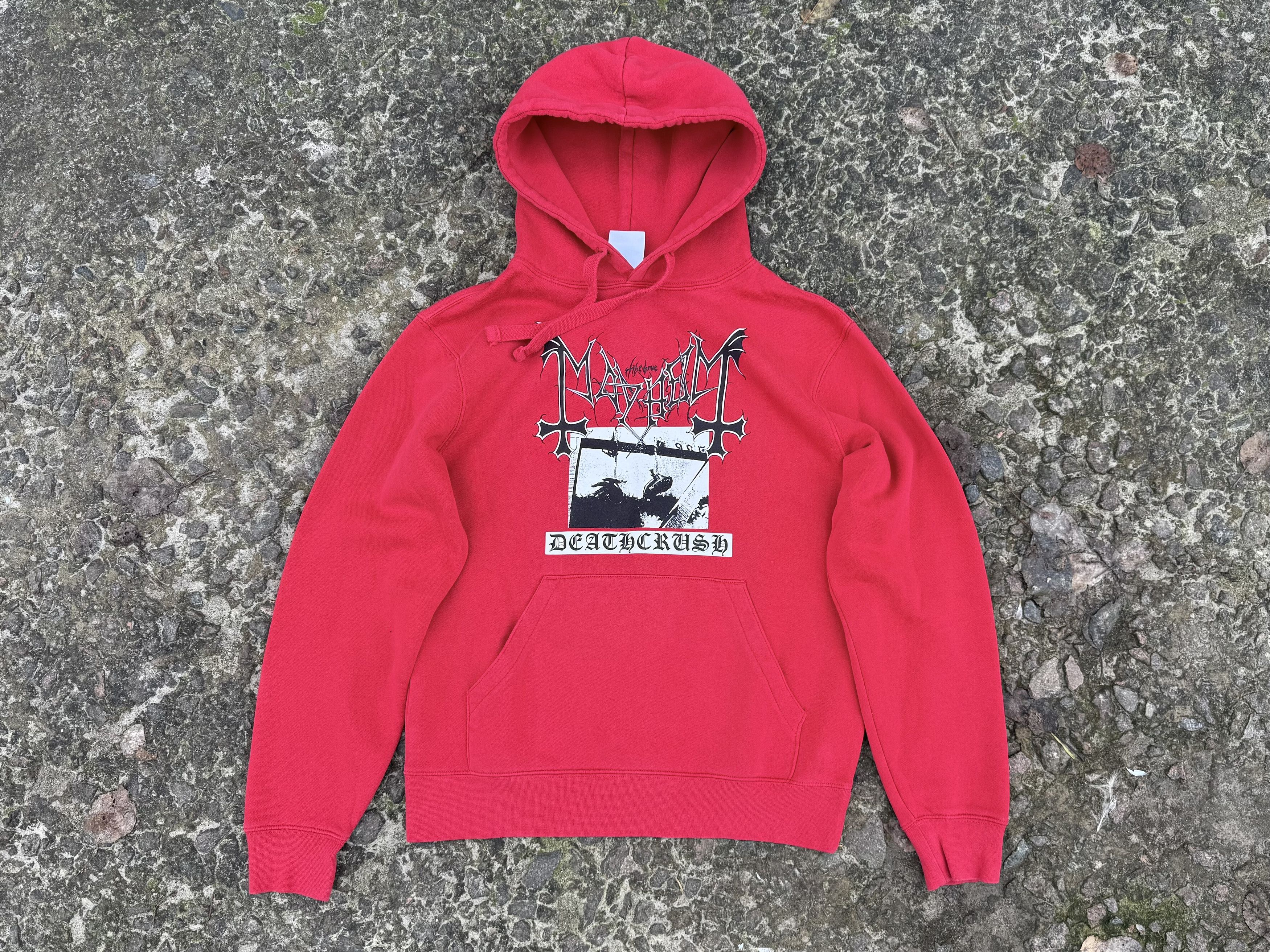Mayhem black metal band vintage hoodie