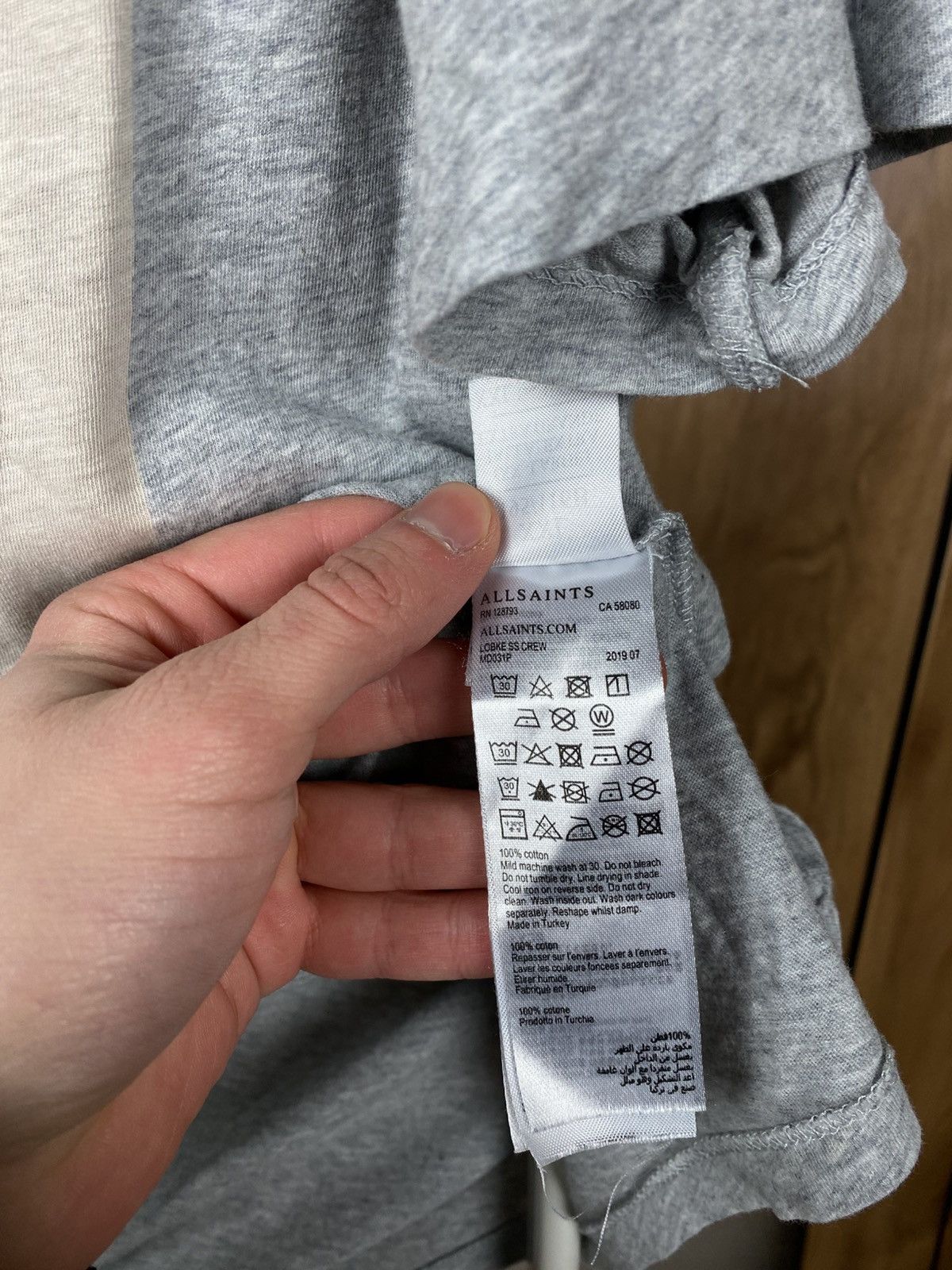 Allsaints 🦅T-Shirt Allsaints Boxy Logo Tee🦅 Size US XXL / EU 58 / 5 - 9 Thumbnail
