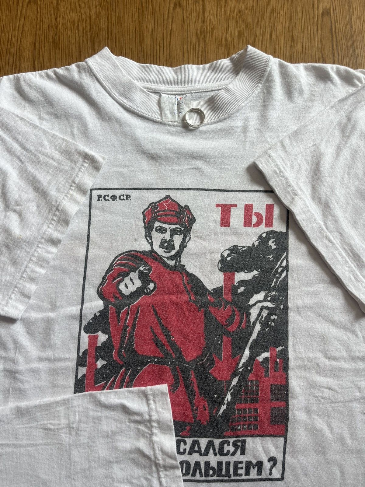 Cccp Vtg Cccp Singing Revolution 80s USSR Perestroika poster Size US XL / EU 56 / 4 - 7 Thumbnail