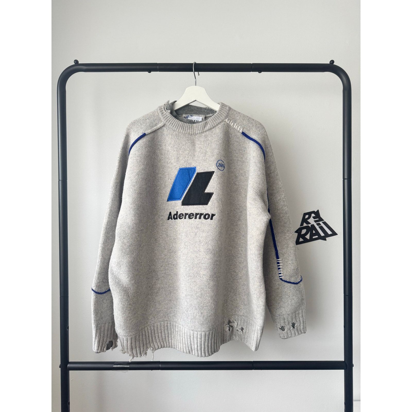 Ader Error Ader error slice logo crewneck original | Grailed