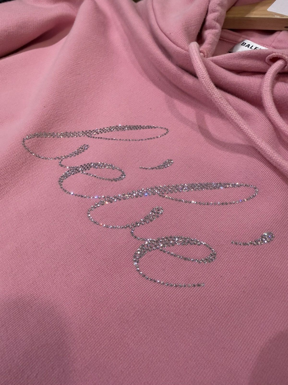 Balenciaga Balenciaga Bebe Rhinestone Pullover Hoodie Size US S / EU 44-46 / 1 - 3 Thumbnail