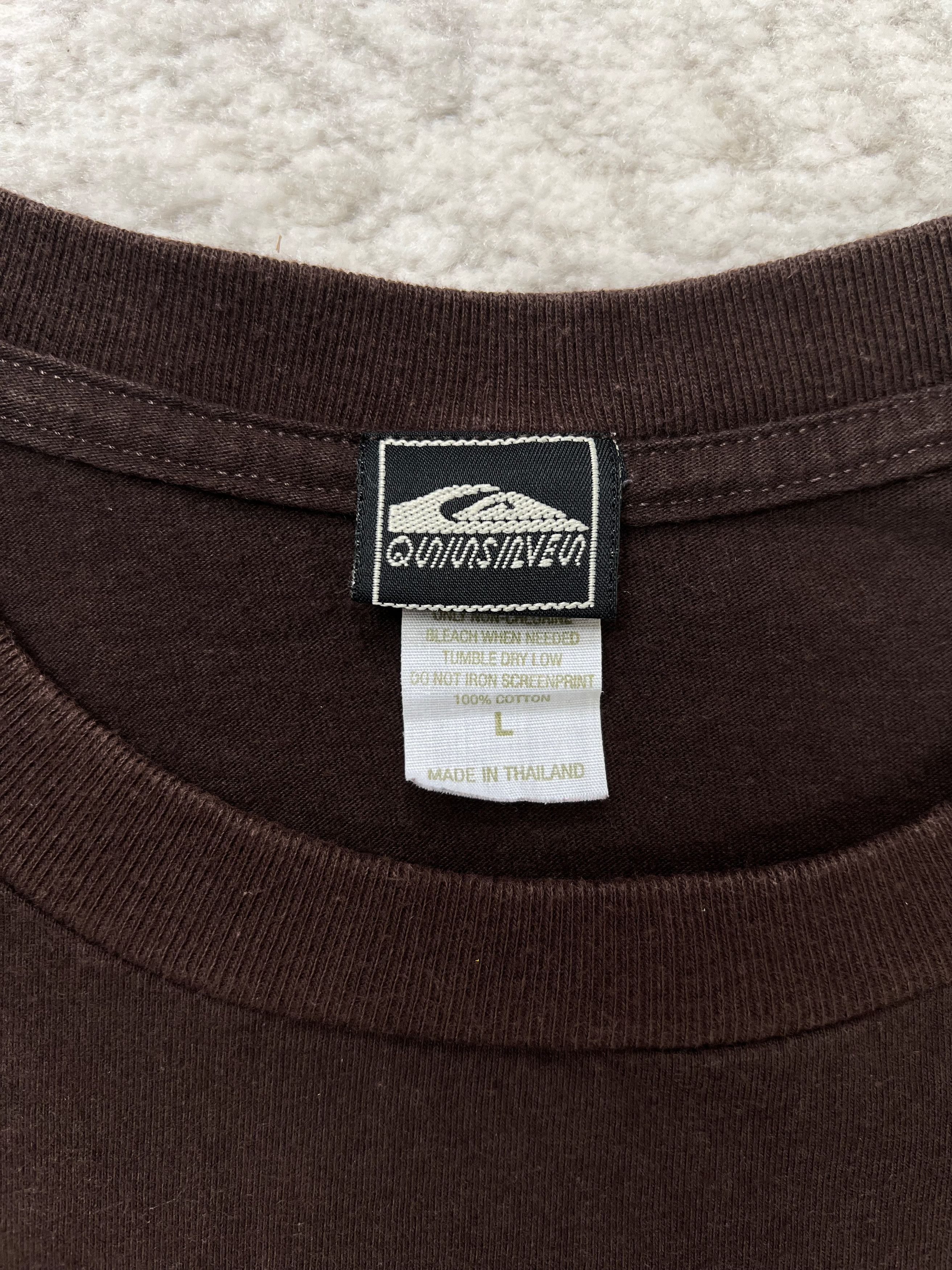 Quiksilver Vintage Quiksilver T-Shirt Big Front Back Logos Size US M / EU 48-50 / 2 - 13 Thumbnail