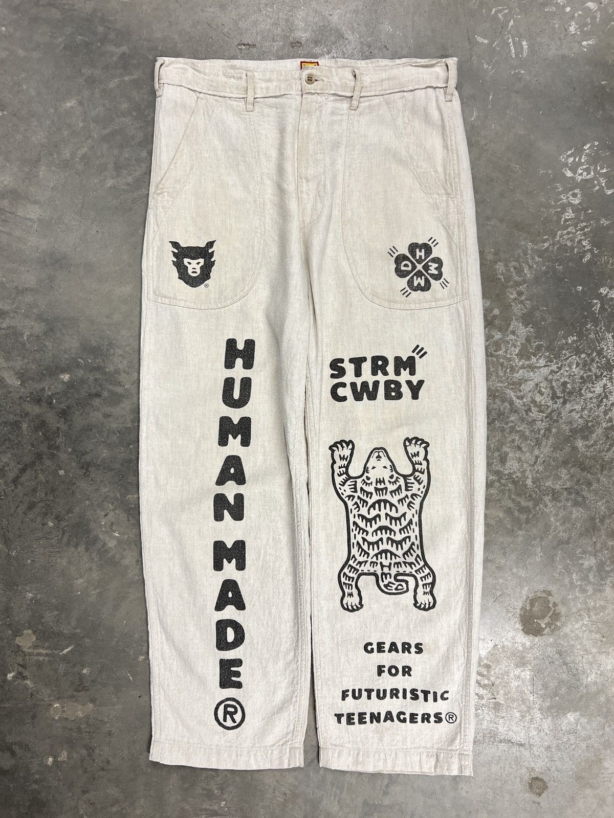 Human Made Human Made Linen Pants Size US 34 / EU 50 - 1 Thumbnail