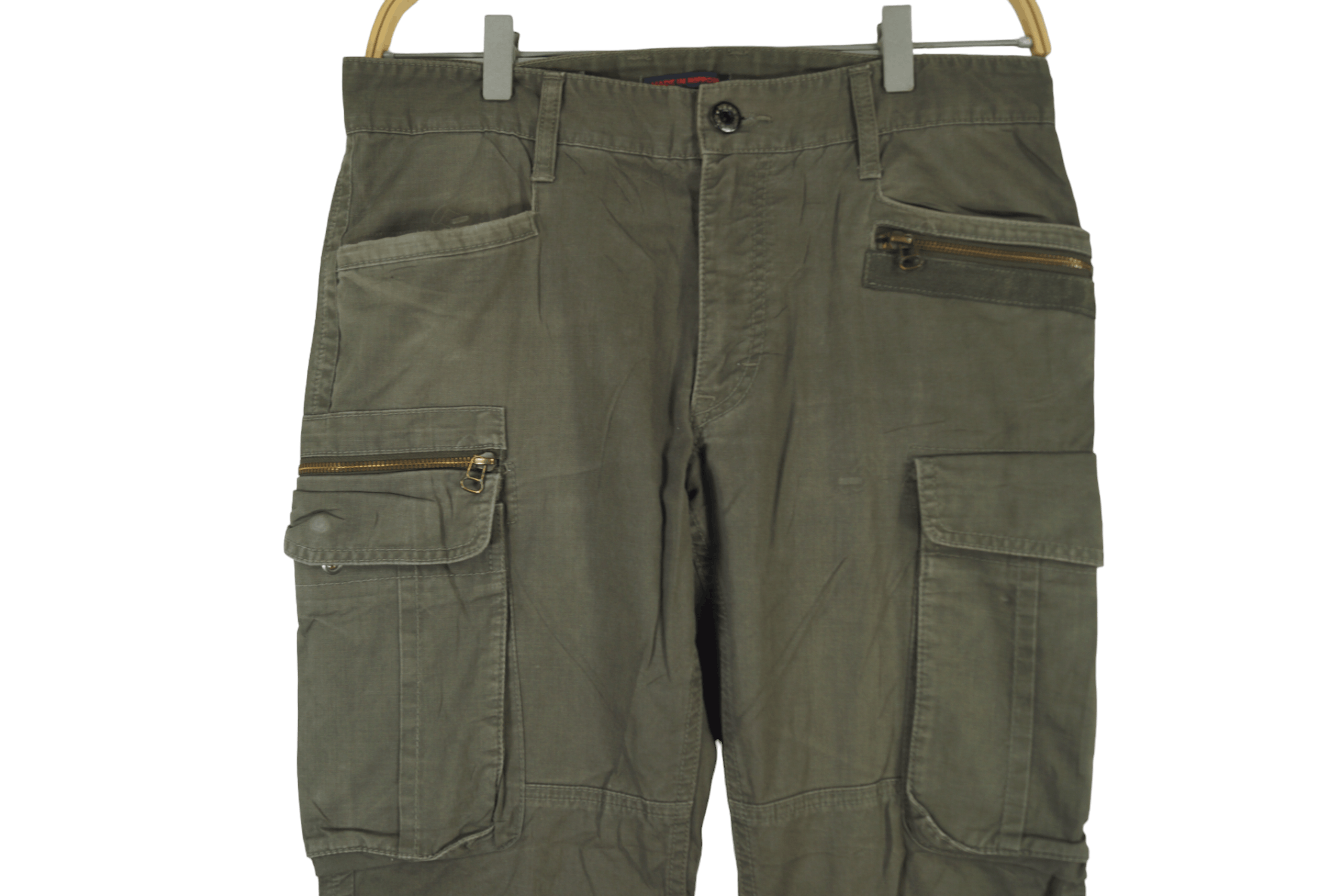 Vintage Rare Cargo Pants Surplus Nippon Nice Design Size US 33 - 2 Thumbnail