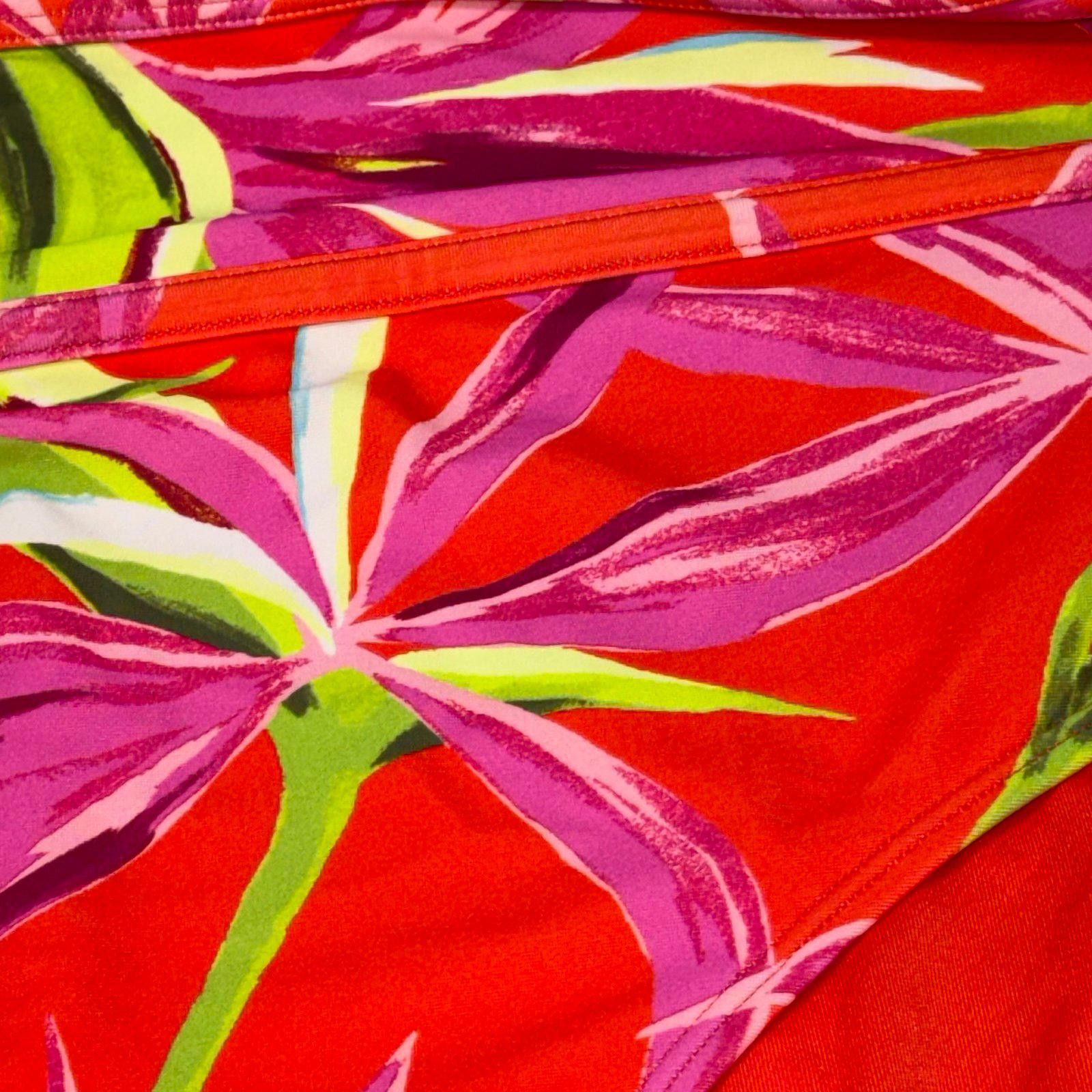 Old Navy Old Navy Women's Plus Size 3X Tropical Print Swim Bottoms Size ONE SIZE - 4 Thumbnail