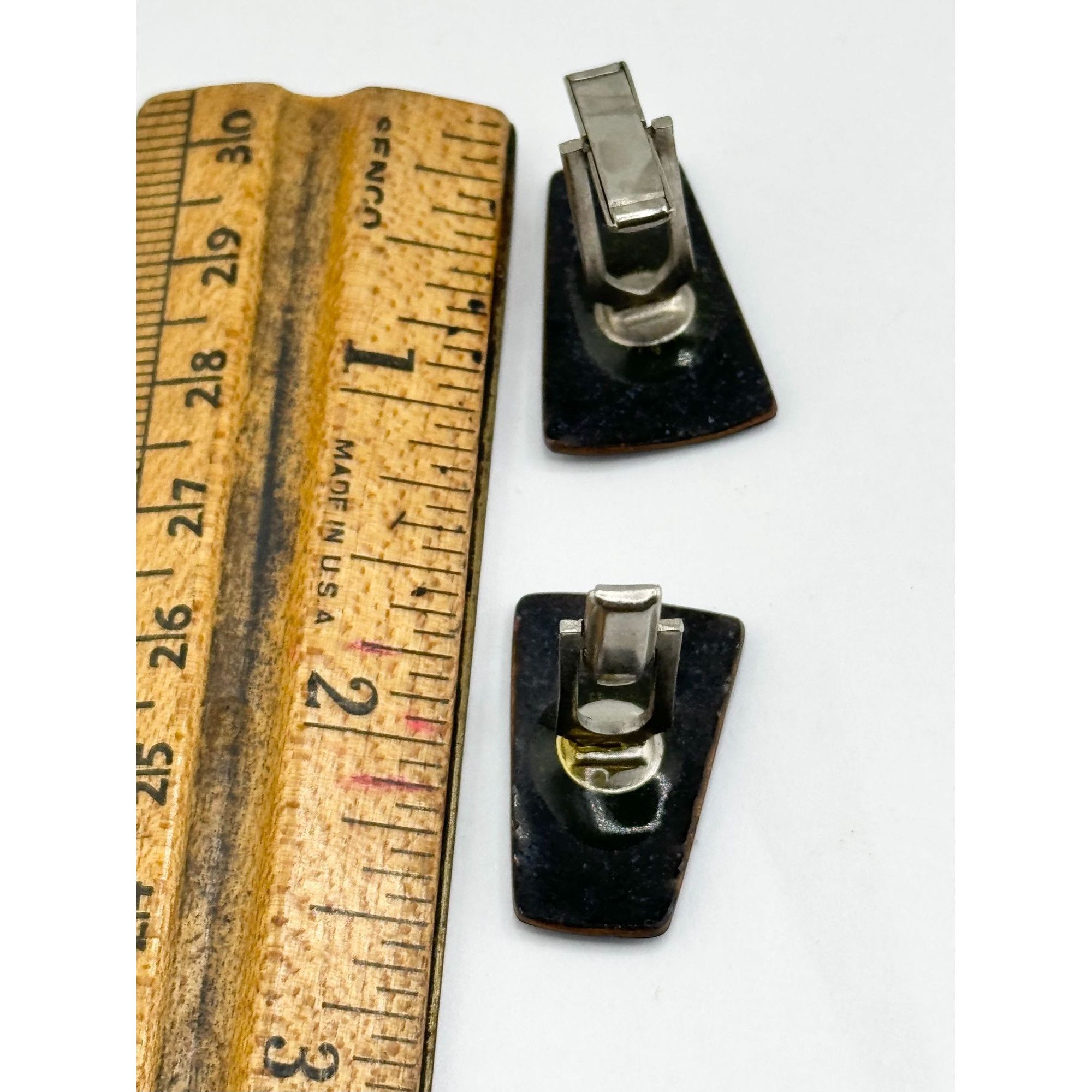 Vintage Vintage blue enamel cuff links unisex Size ONE SIZE - 5 Thumbnail