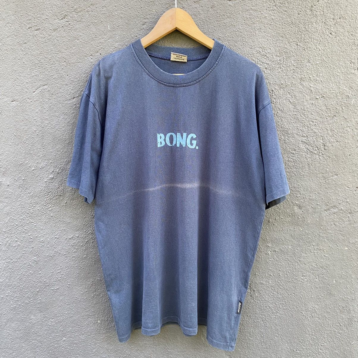 Pre-owned Billabong Thrashed Faded Vintage 90's  Australia Surf Tee In Blue