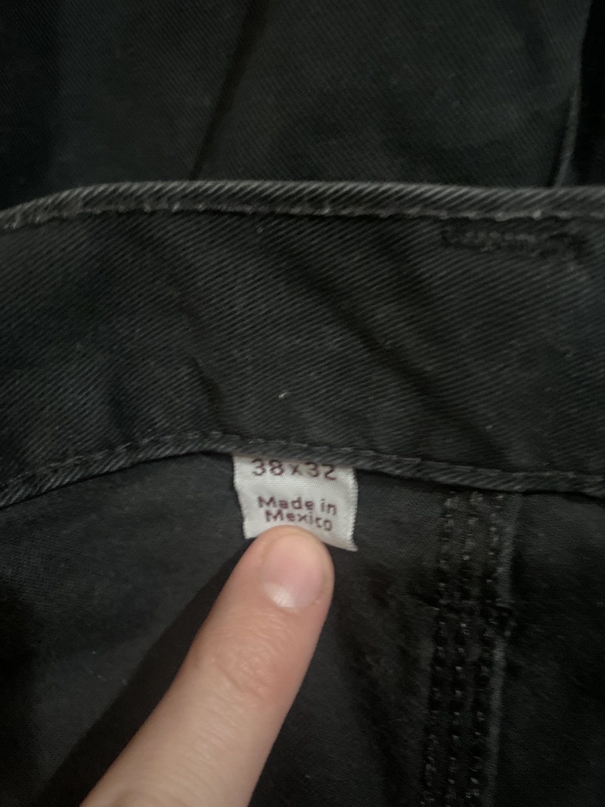Carhartt × Vintage Black Carhartt Carpenter Pants Size US 38 / EU 54 - 2 Thumbnail