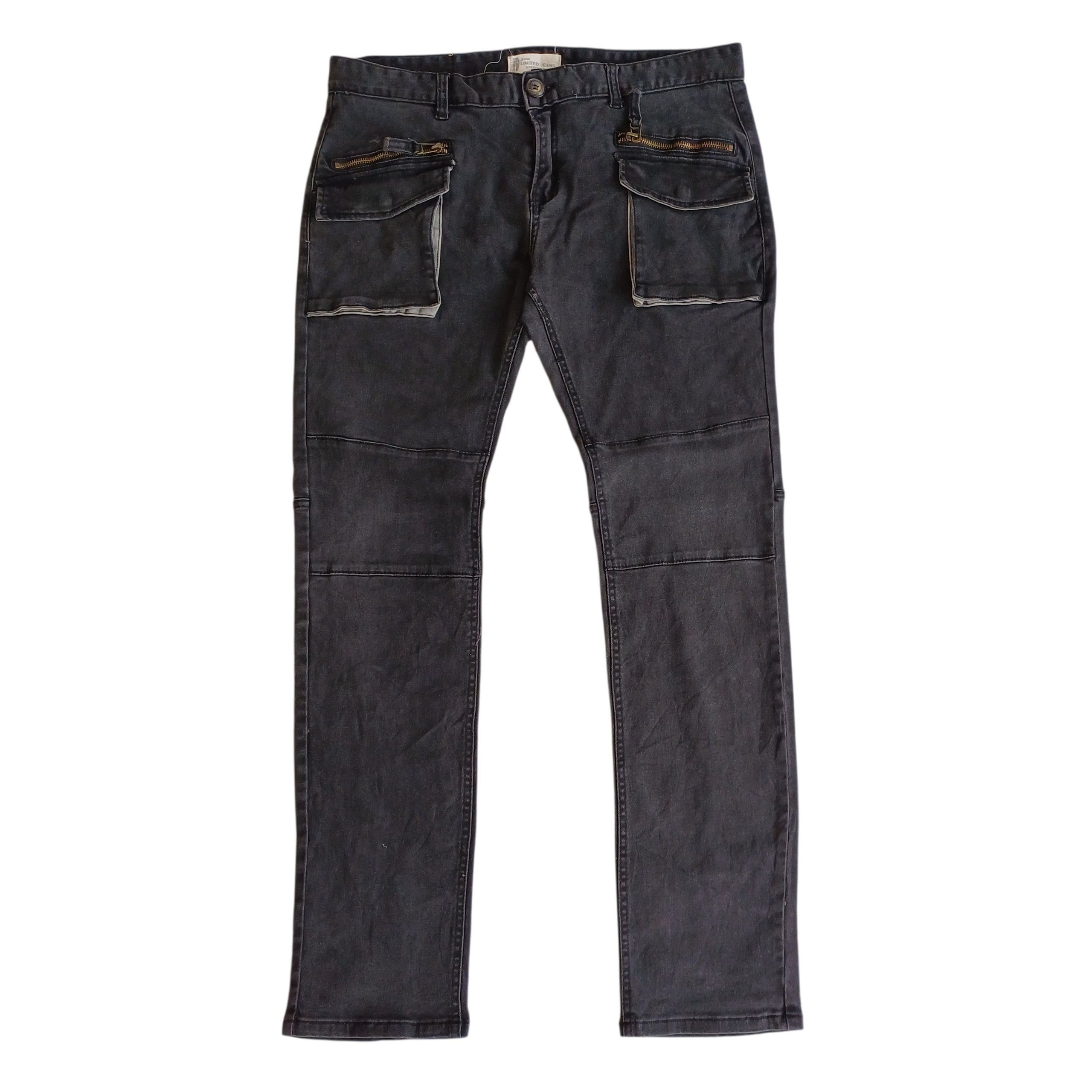 Other Grey Charcoal Cargo Pants Denim & Supply Limited Jeans Size 34" / US 12 / IT 48 - 1 Thumbnail