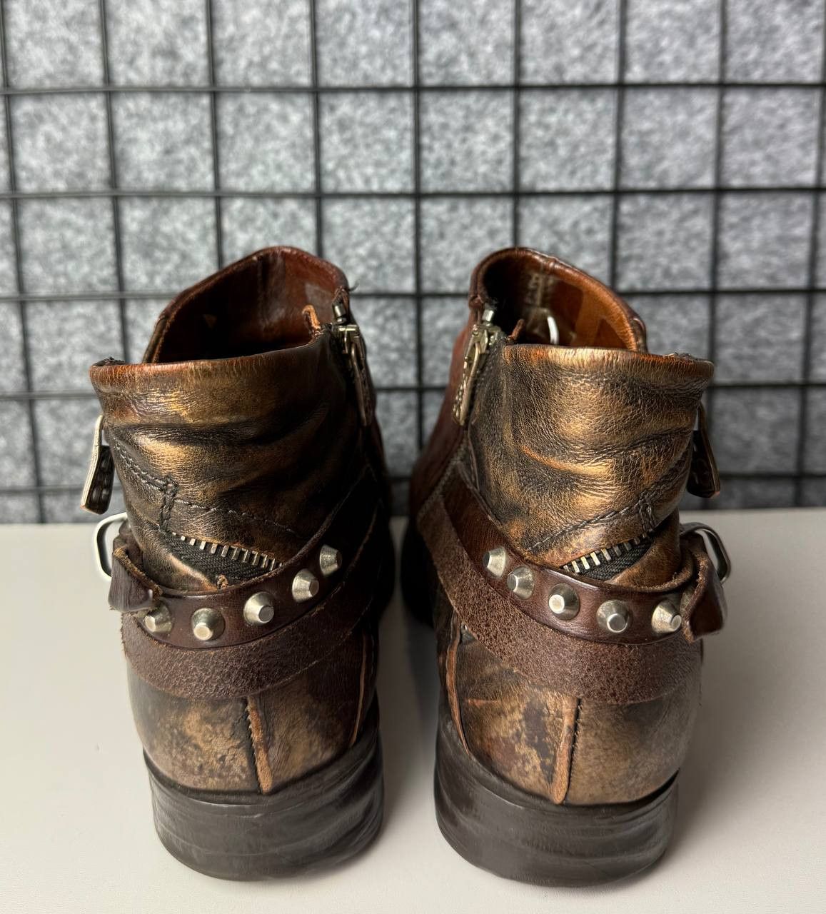 Japanese Brand A.S. 98 Airstep Avant Garde Burgundy Leather Boots Size US 9 / IT 39 - 6 Thumbnail