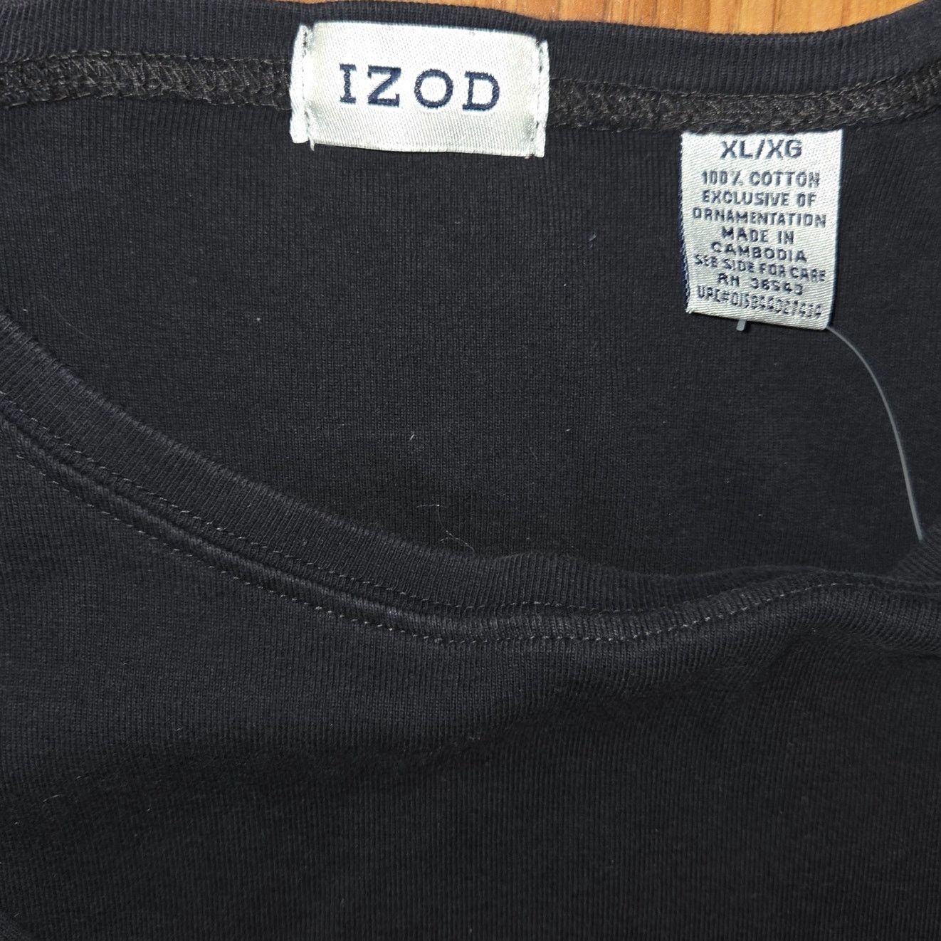 Izod Women's XL IZOD Black Thermal Knit Long Sleeve Sweater Size XL / US 12-14 / IT 48-50 - 6 Thumbnail