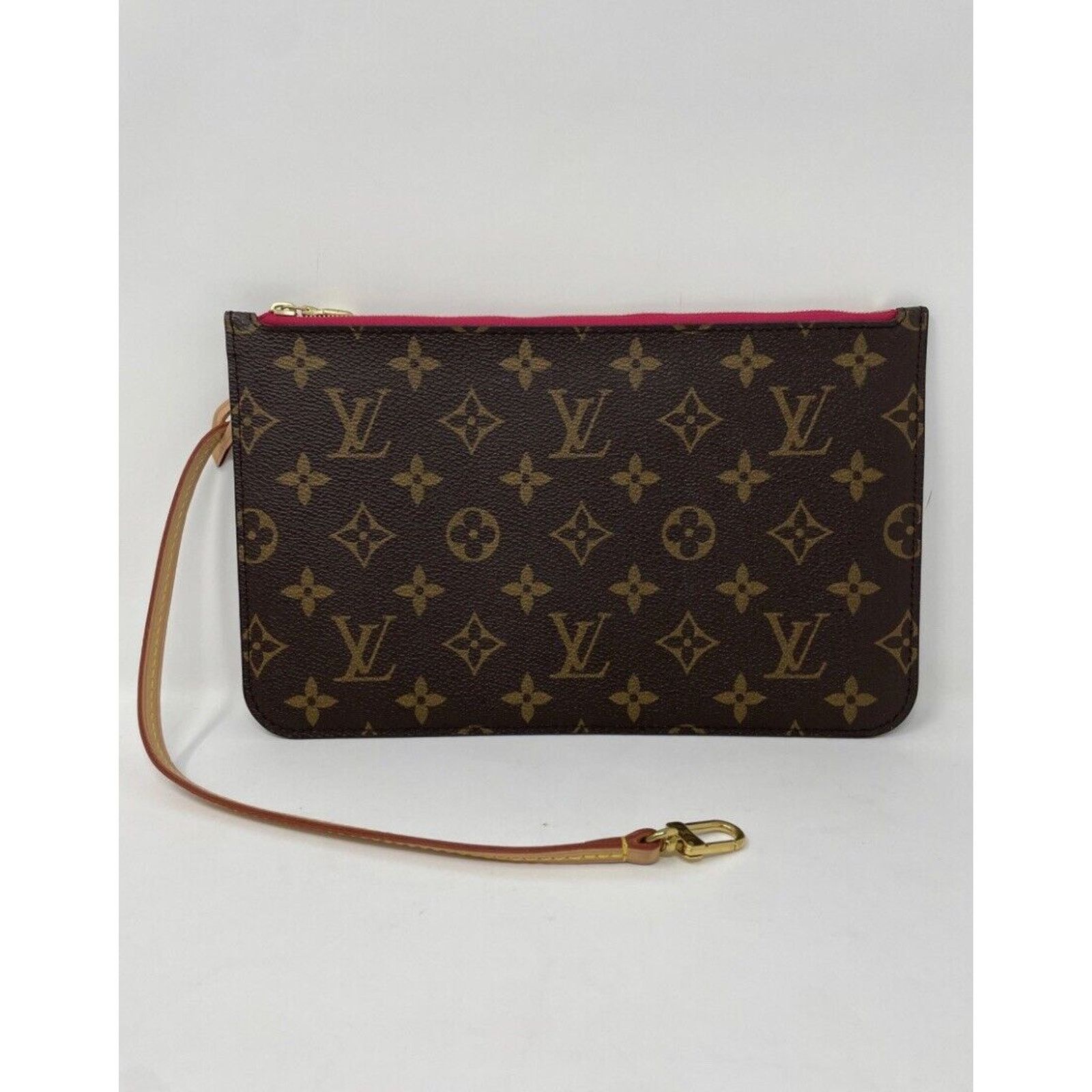 Louis Vuitton LOUIS VUITTON Large Monogram Pink Pouch Pochette Clutch Size ONE SIZE - 2 Thumbnail