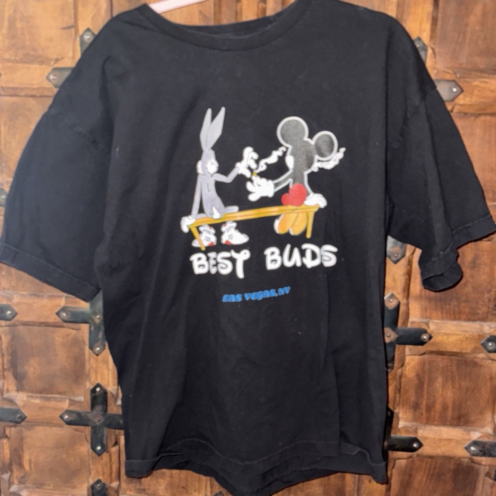 Gildan Best Buds Mickey And Bugs Las Vegas XL Tee bayside Size US XL / EU 56 / 4 - 4 Thumbnail