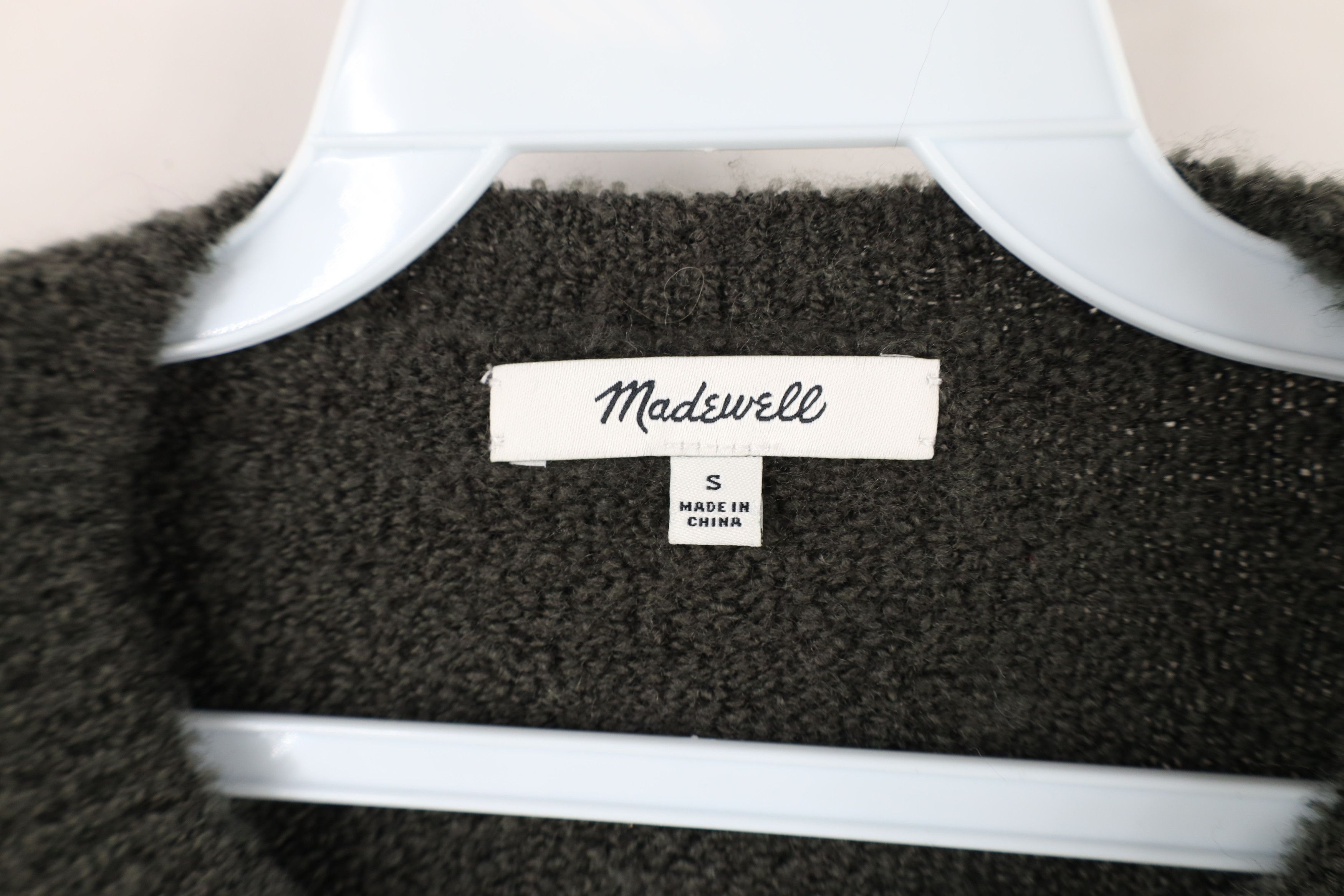 Madewell × Vintage Madewell Flower Intarsia Merino Wool Knit Sweater Green Size S / US 4 / IT 40 - 7 Thumbnail
