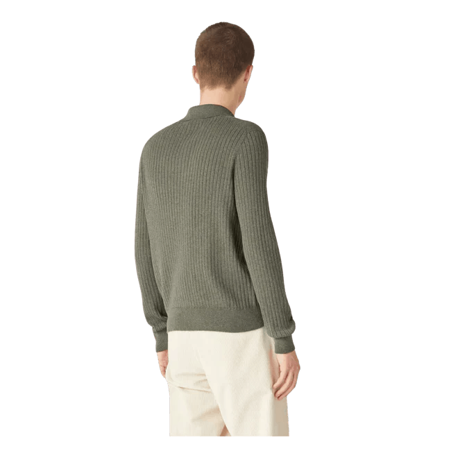 Loro Piana o1w1db10725 FAO3673 Lexington Polo Shirt in Military Green Size US XL / EU 56 / 4 - 5 Thumbnail