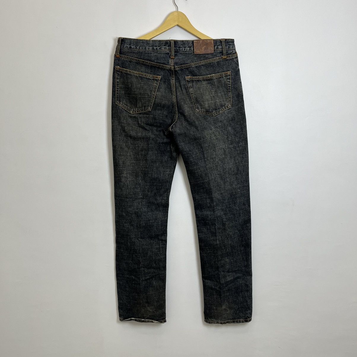 If Six Was Nine Vintage Nylaus Distressed Patchwork Inspired Kapital Jeans Size US 30 / EU 46 - 8 Thumbnail