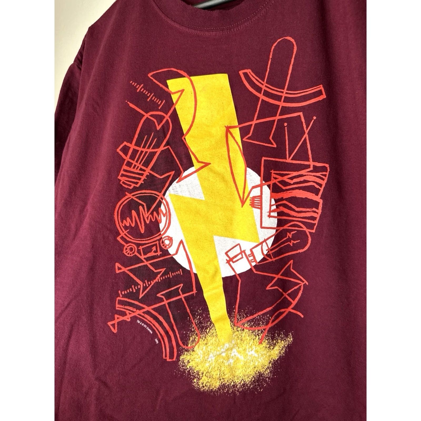 Hanes VINTAGE Hanes The Flash Logo T Shirt Mens L Red 90s Cartoon Comics Logo Tee Size L Men Mens Regular Short Sleeve Shirt Din 2004 Hanes Beefy-T Tag Size US L / EU 52-54 / 3 - 2 Thumbnail