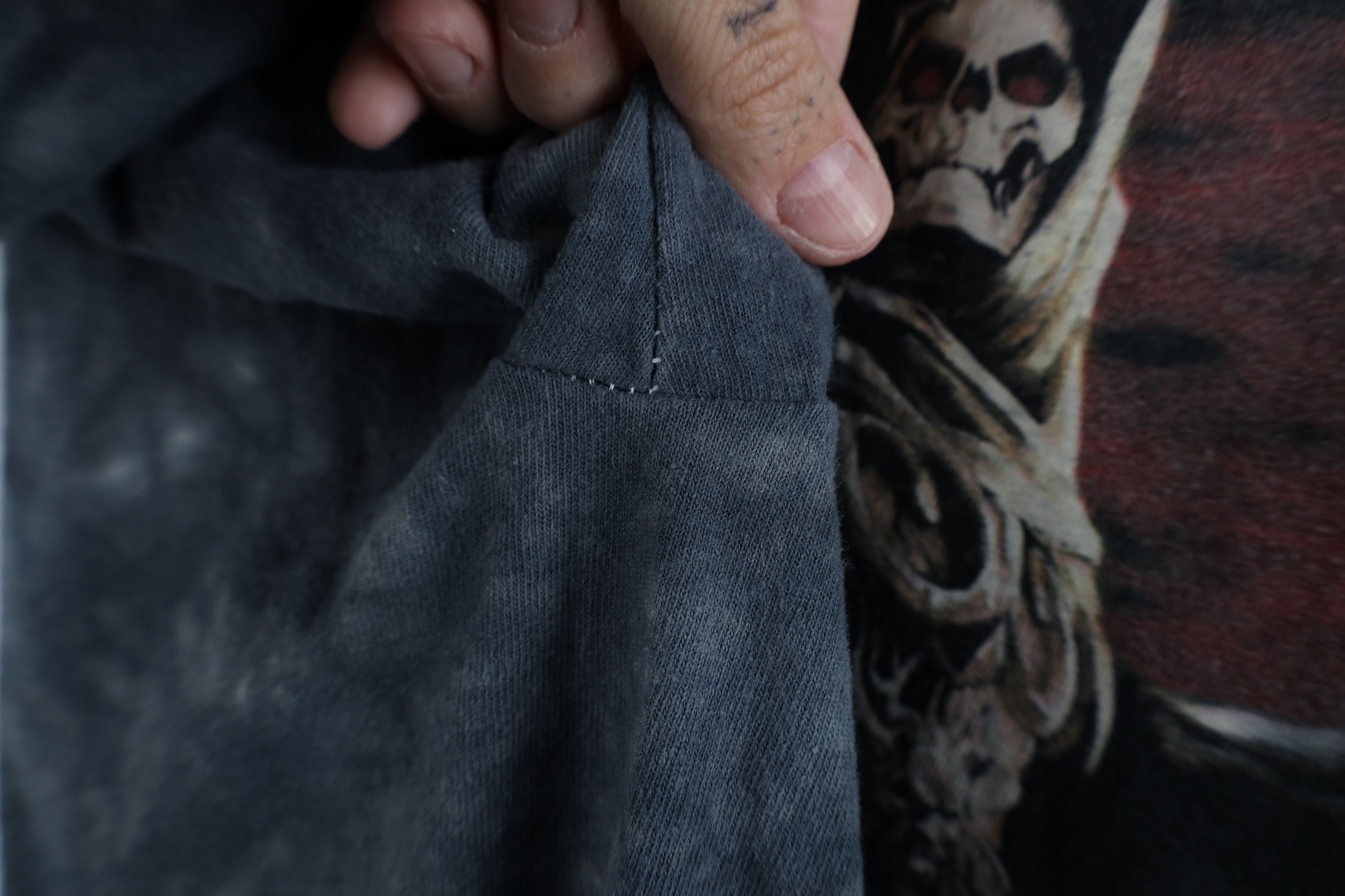 Vintage Vintage Y2K Streetwear Fantasy Grim Reaper Skeleton T-Shirt Size US XL / EU 56 / 4 - 10 Thumbnail