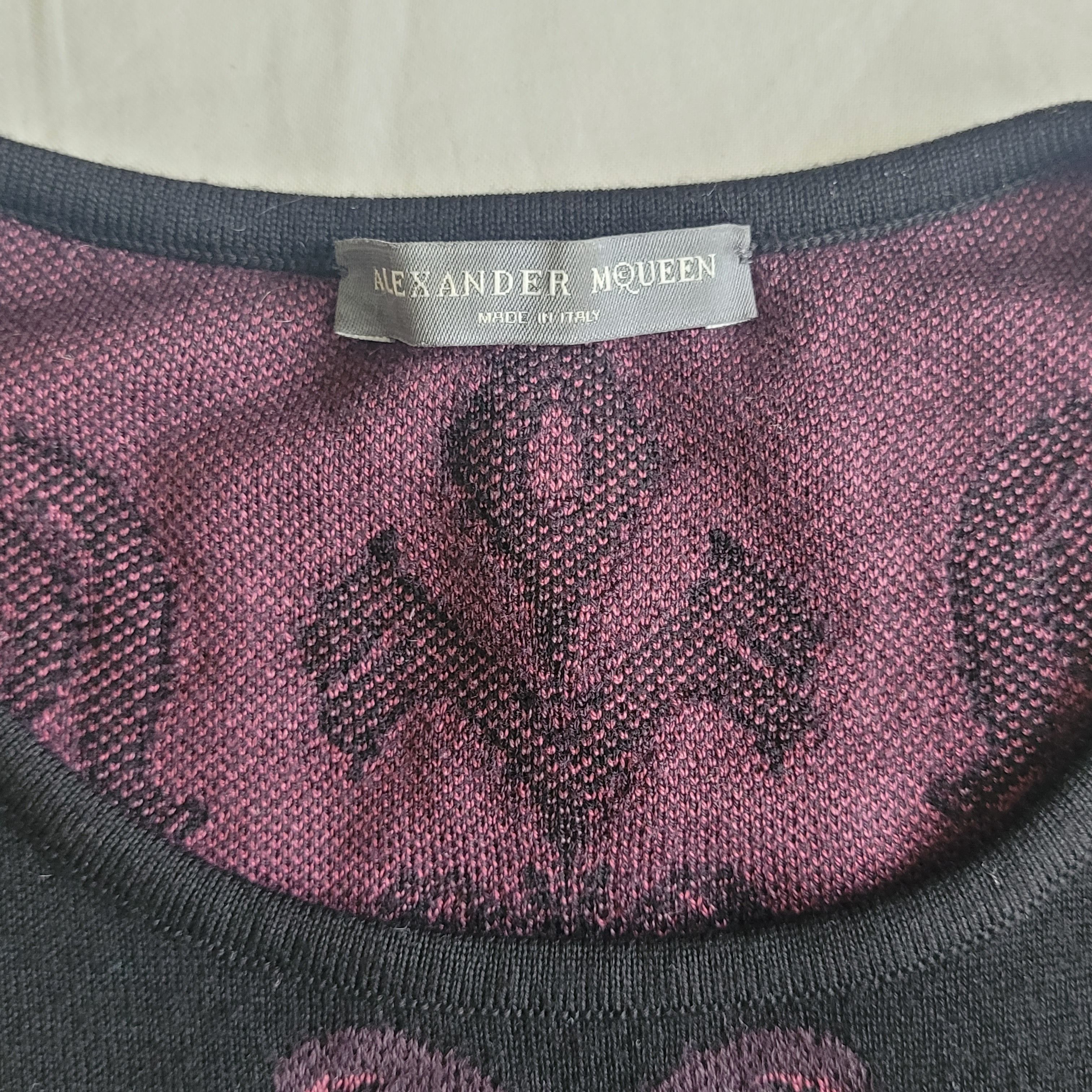 Alexander McQueen Alexander McQueen mainline silk-cashmere jaquard knit dress Size XL / US 12-14 / IT 48-50 - 3 Thumbnail