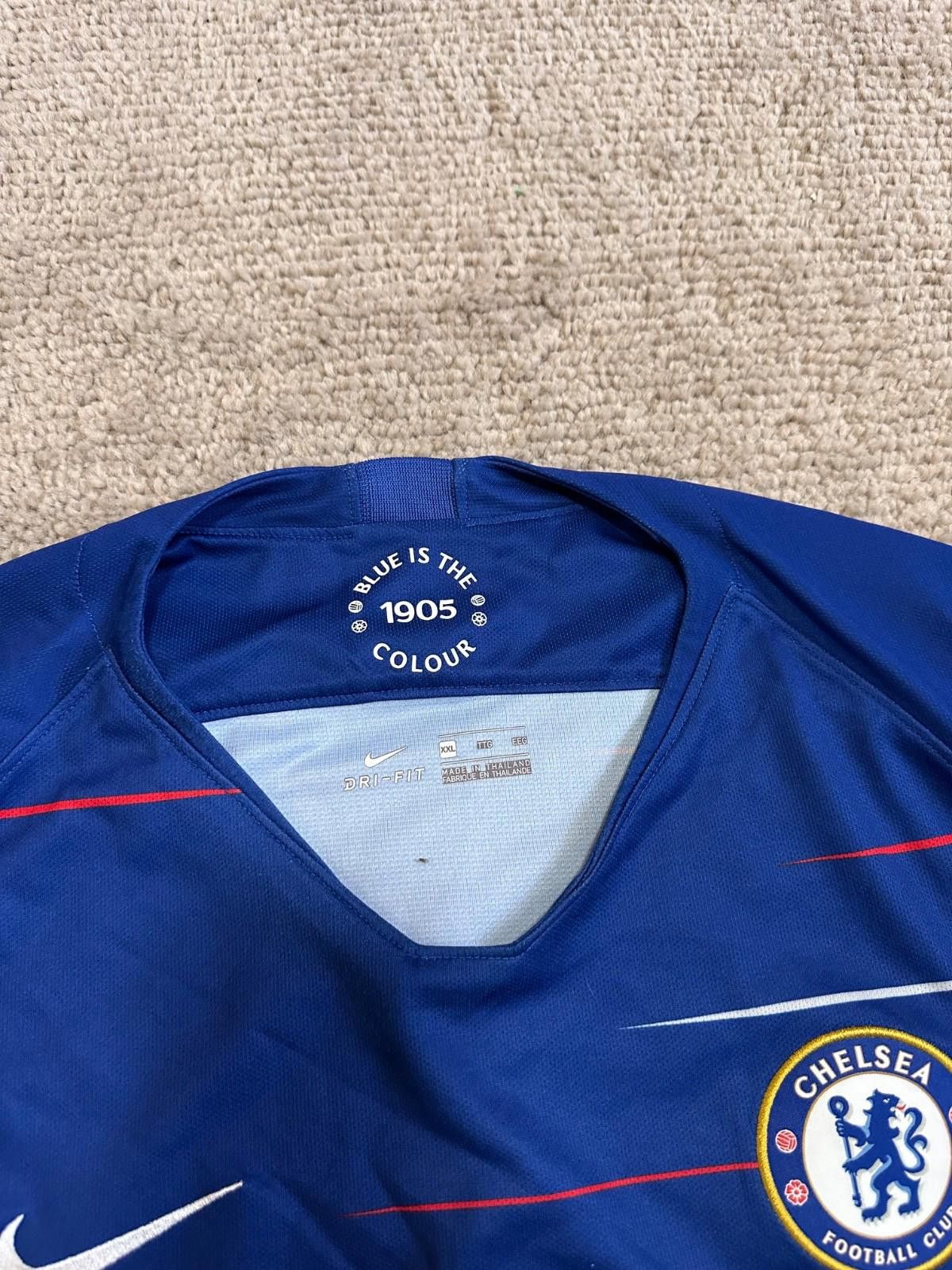Nike CHELSEA 2018/2019 HOME FOOTBALL SHIRT SOCCER JERSEY NIKE XXL Size US XXL / EU 58 / 5 - 4 Thumbnail