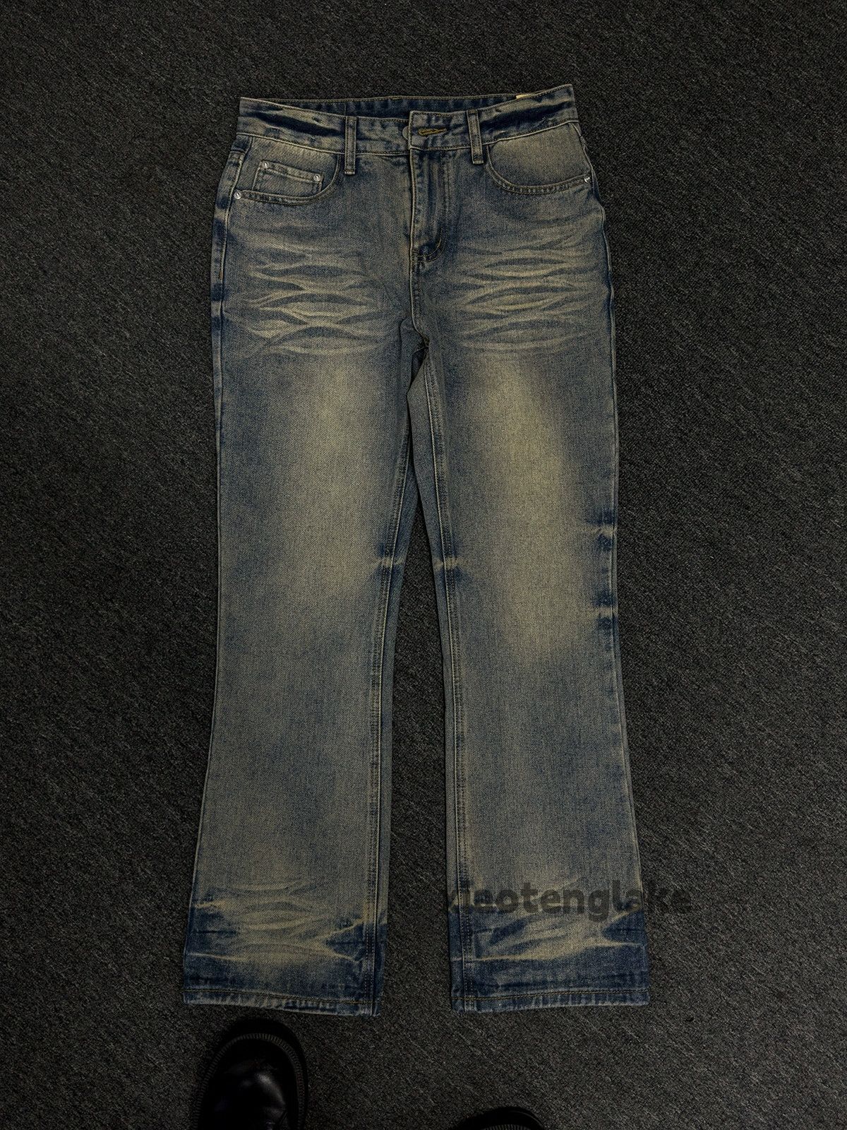 Jean × Vintage washed faded cleanfit yuppie rusty punk grunge jeans Size US 30 / EU 46 - 6 Thumbnail