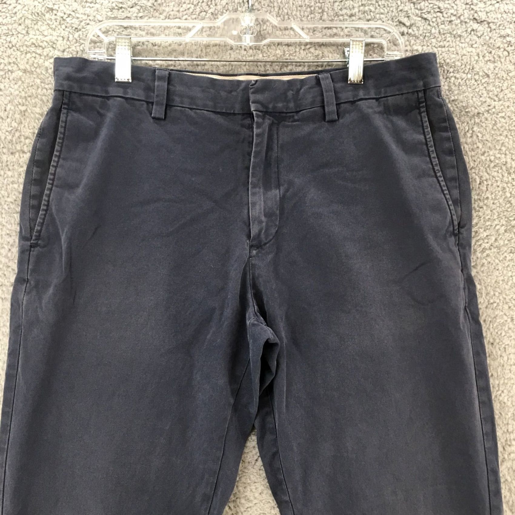 Banana Republic Banana Republic Emerson Chino Pant Mens 33/32 Blue Mid Rise Zip Pant Mens Regular Straight Blue 34 Waist Inseam 28.5 Vintage No N/A Size US 33 - 2 Thumbnail