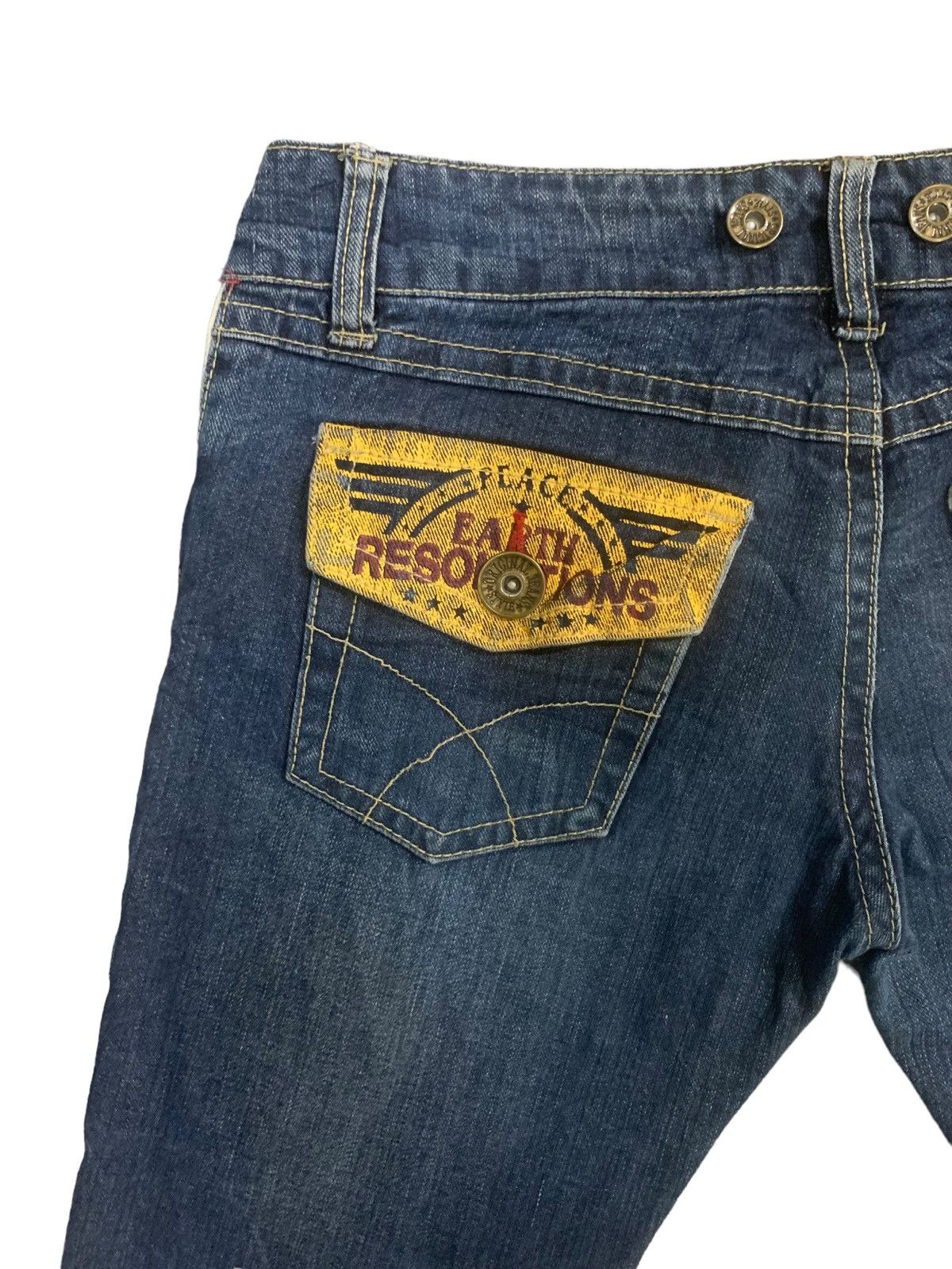 If Six Was Nine × Japanese Brand × Le Grande Bleu (L.G.B.) Vintage Japanese Original Jeans Distress Short Jeans Size US 31 - 10 Thumbnail