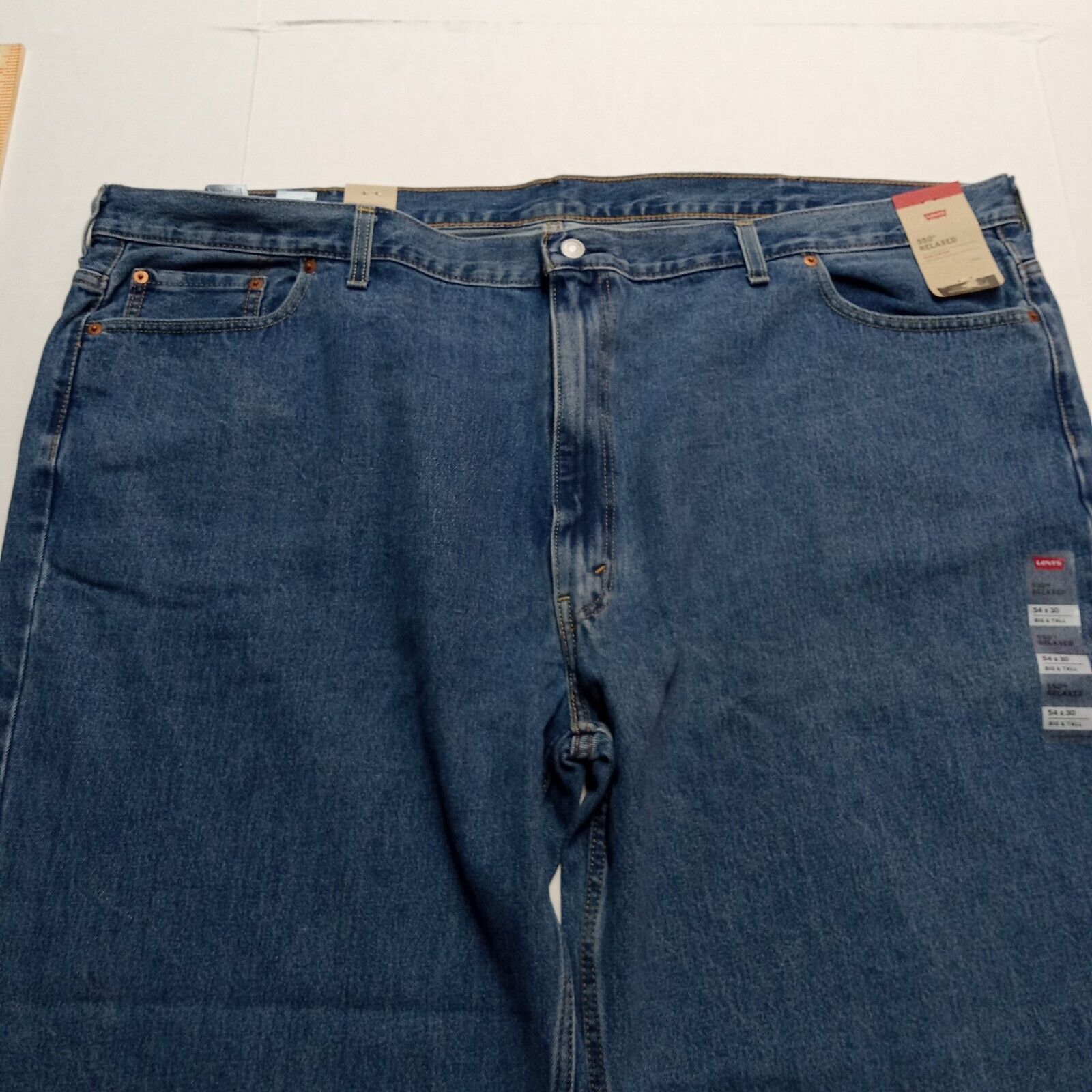 Levi's Levi's 550 Relaxed Jeans Men’s Size 54x30 Big & Tall Blue Size US 44 / EU 60 - 4 Thumbnail