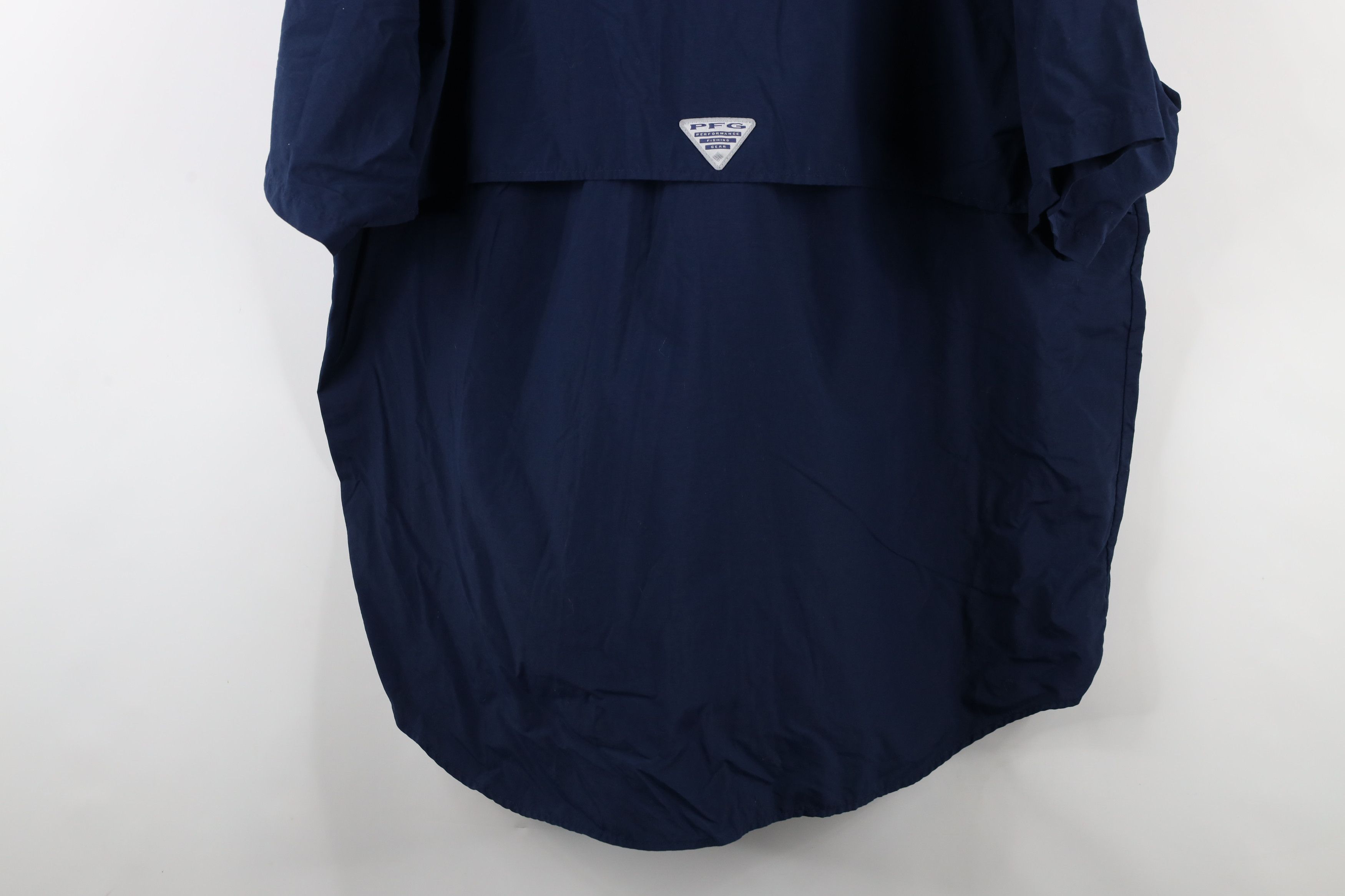 Columbia × Vintage Columbia PFG Performance Fishing Gear Button Shirt Navy Blue Size US XXL / EU 58 / 5 - 13 Thumbnail