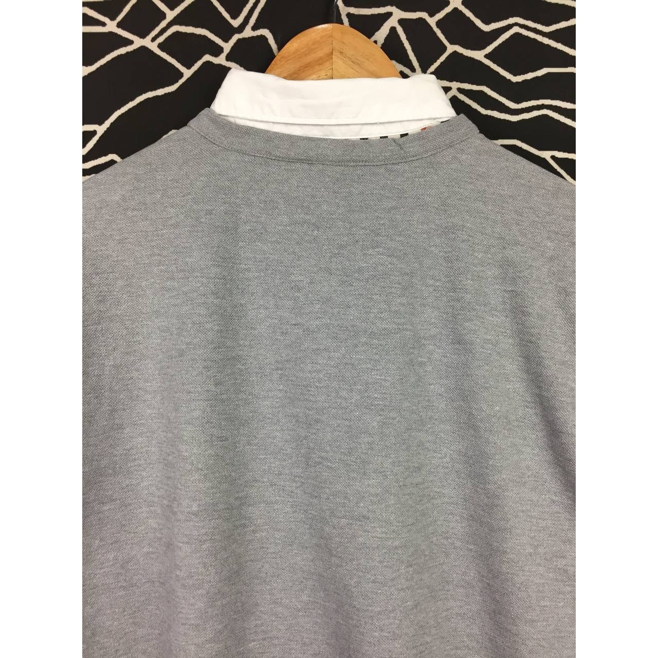 Merc × Vintage Merc London V-Neck Mock Collar Longsleeve Polo Tee Size US L / EU 52-54 / 3 - 6 Thumbnail