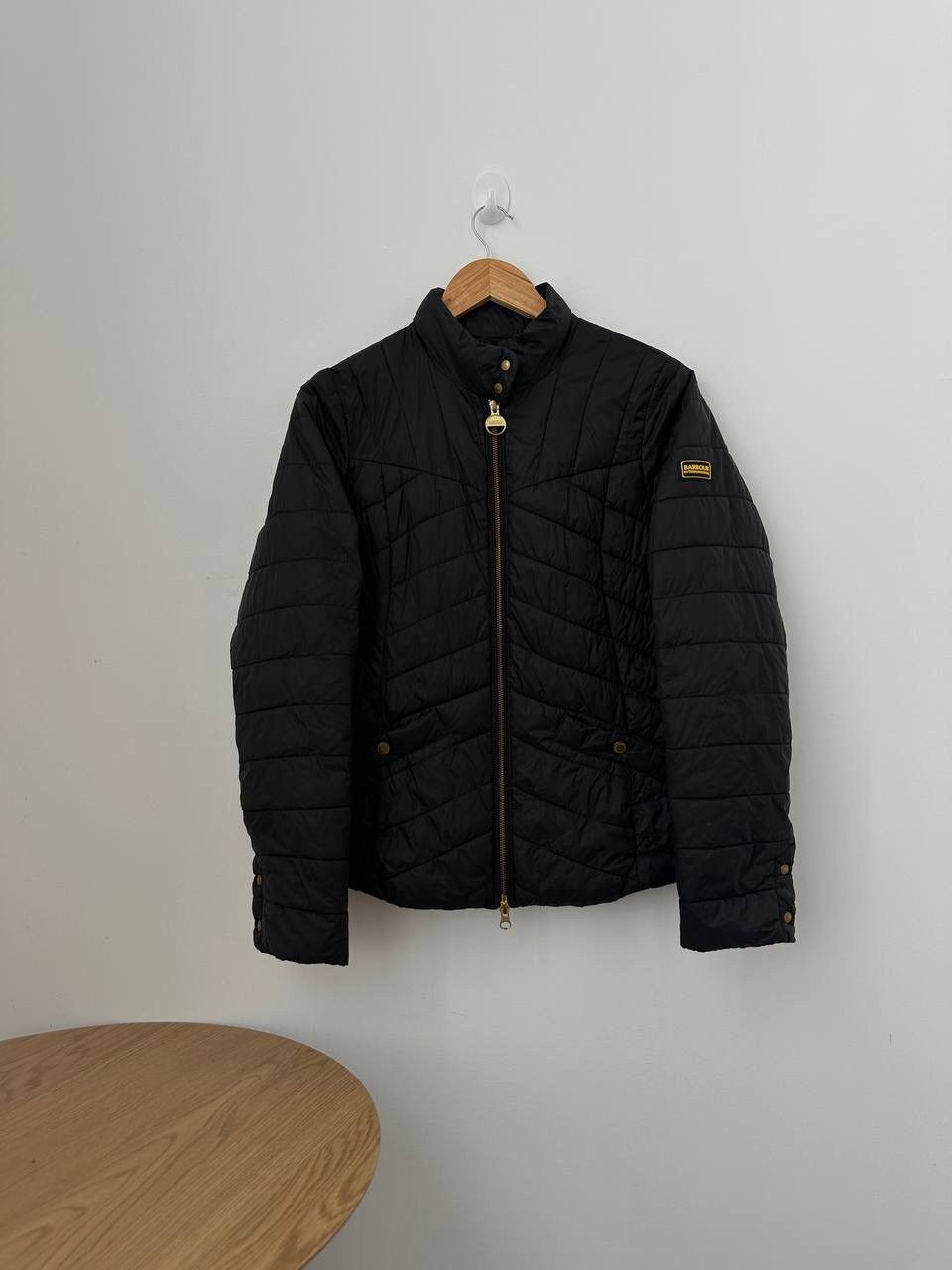 Barbour Vintage Barbour International Quilted Jacket Black Moto Size US M / EU 48-50 / 2 - 9 Thumbnail