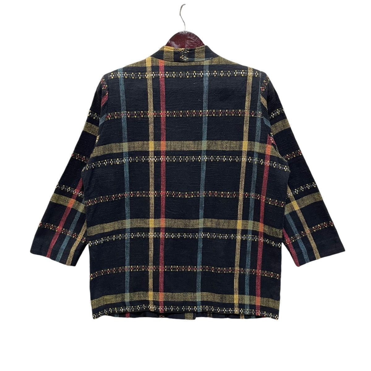 Indigo × Japanese Brand × Vintage Rare Vintage Japanese Boro Shashiko Single Button Jacket Size US M / EU 48-50 / 2 - 10 Thumbnail