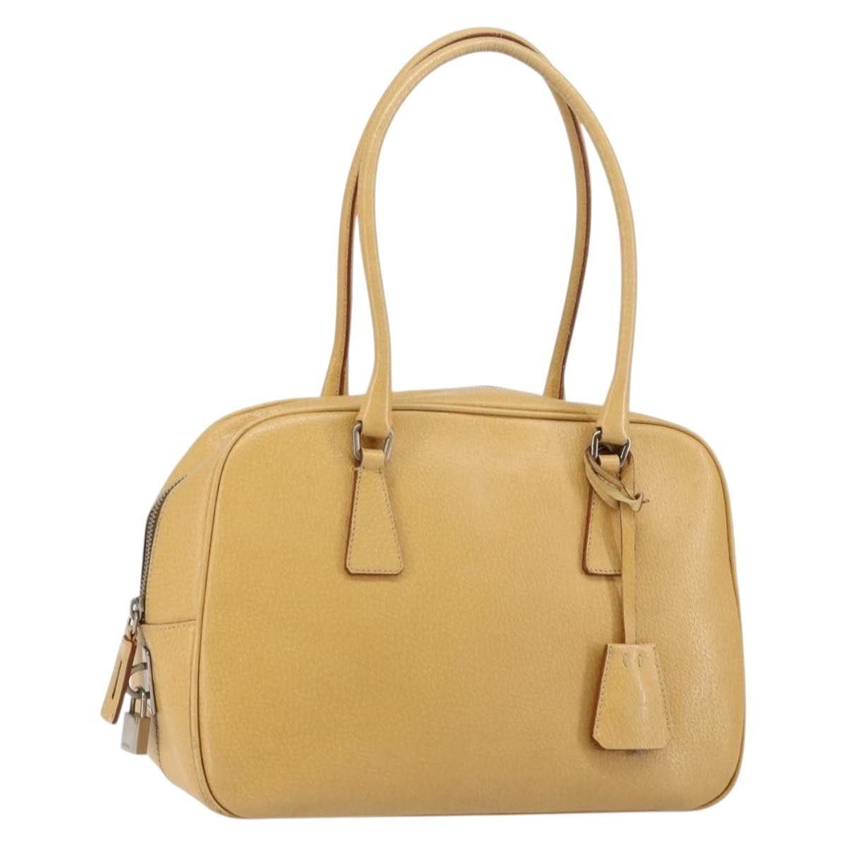 Prada Prada Bauletto Bag Leather Size ONE SIZE - 1 Thumbnail