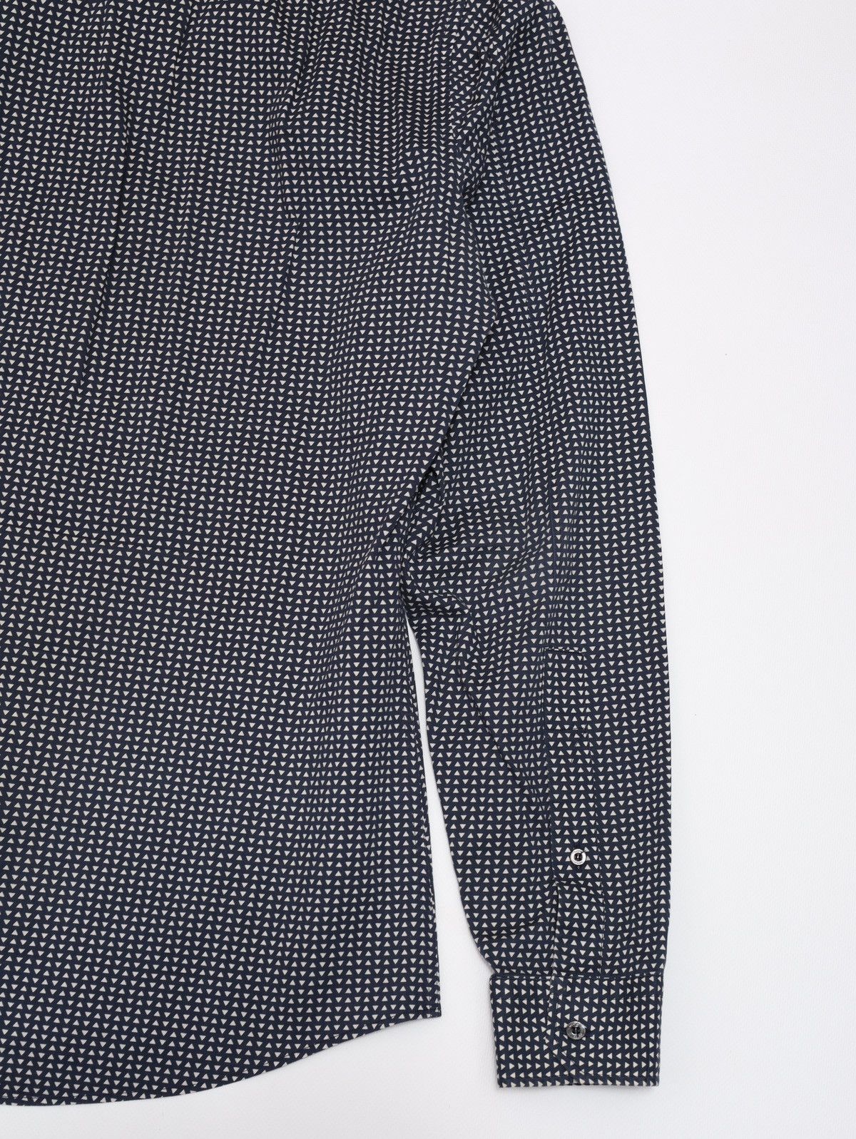 Gucci Gucci Triangle Pattern Printed Long Sleeve Shirt Cotton Size US S / EU 44-46 / 1 - 12 Thumbnail