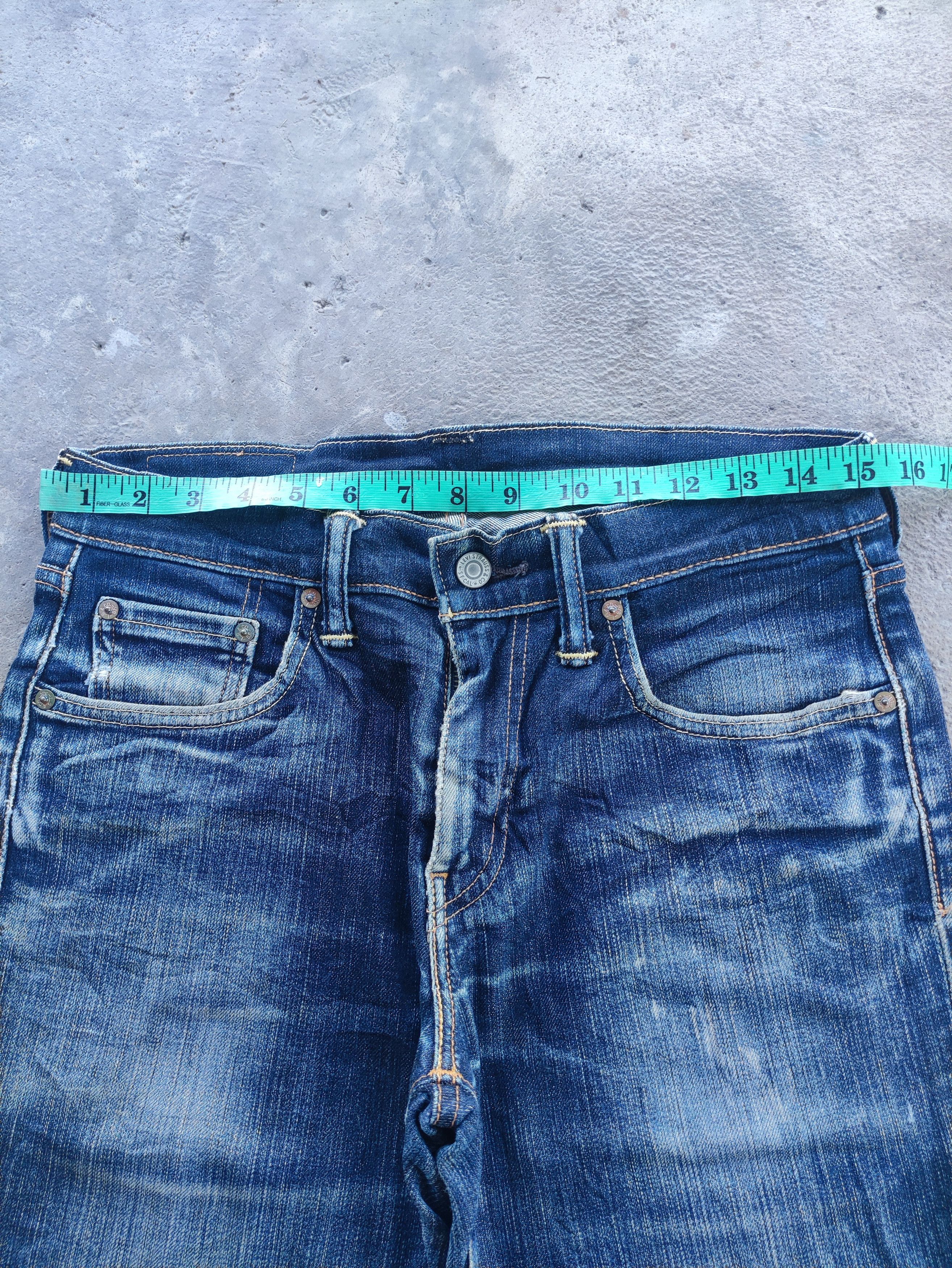 Jean × Levi's Vintage Levi's 551 Distressed Jeans Faded Denim Pants W32 Size US 32 / EU 48 - 6 Thumbnail