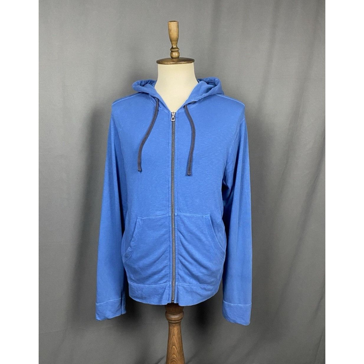 James Perse James Perse Men's Light Blue Full Zip Hoodie Sweater Size 4 Size US L / EU 52-54 / 3 - 1 Thumbnail