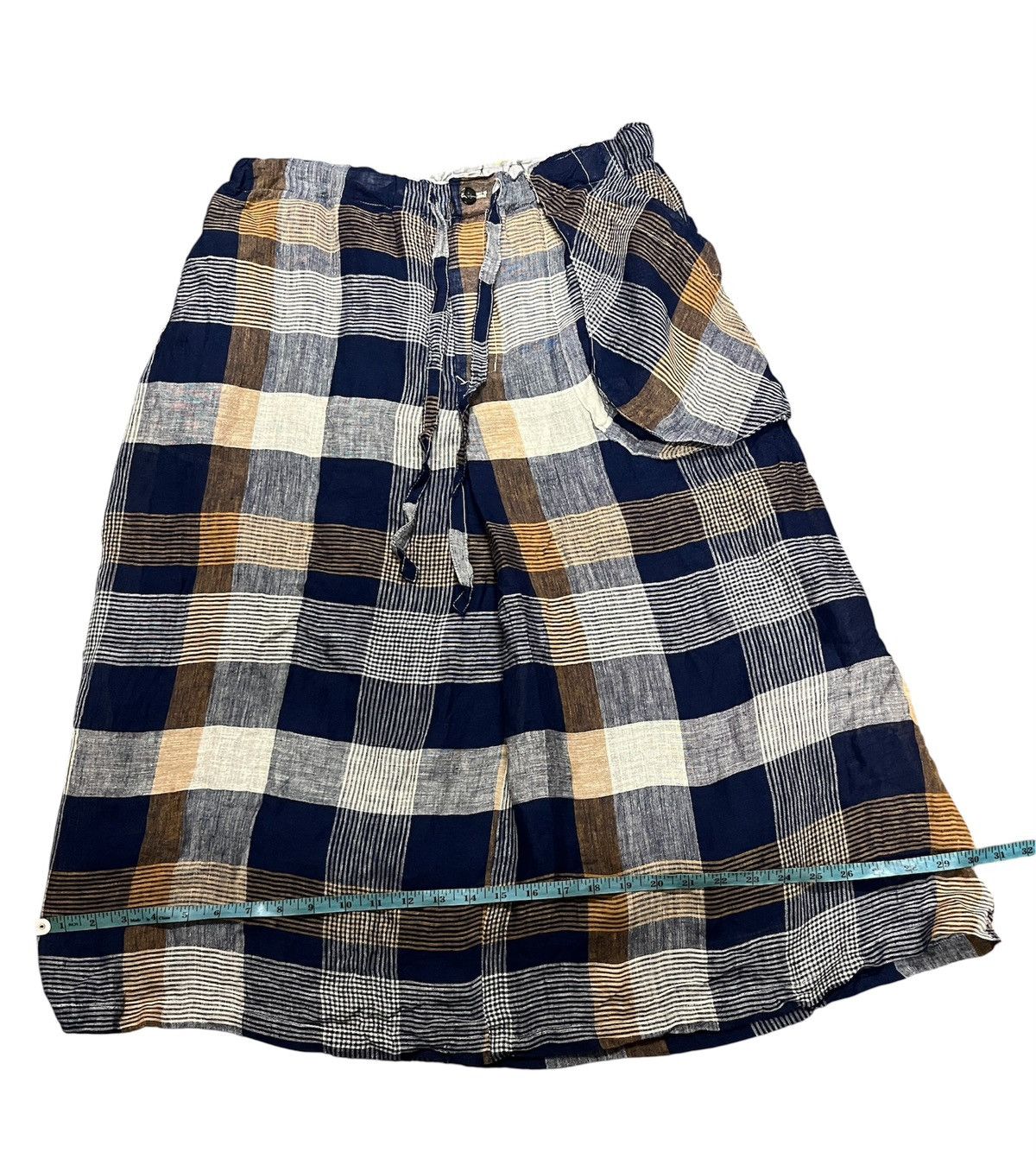 Issey Miyake Vintage plantation skirt by issey miyake colour plaid Size 31" - 11 Thumbnail