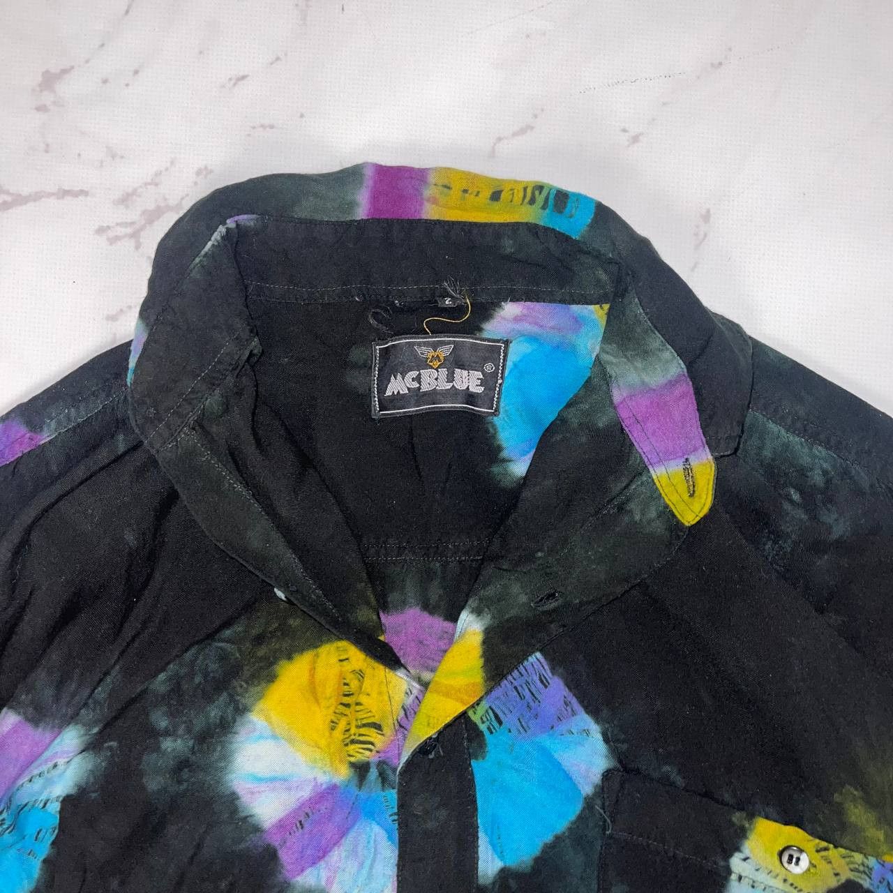 Vintage Vintage Shirt Made in India Flowers Avant-garde Size US XXL / EU 58 / 5 - 4 Thumbnail